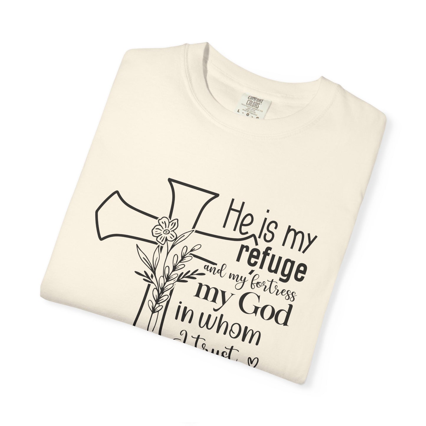 Comfort Colors® Christian Shirt Cross Shirt Every Morning Bible Verse Shirt Religious Women Gift Faith Tee Christian Gifts JesusTee 91:2