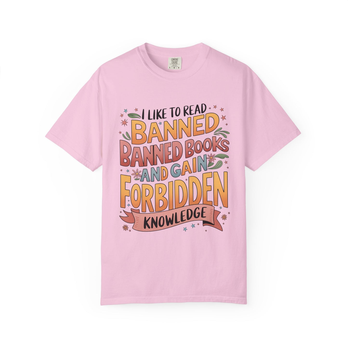 I Like To Read Banned Books Shirt Banned Books Comfort Colors® Shirt Unisex Super Soft Premium Graphic T-Shirt,Reading Shirt Librarian Shirt