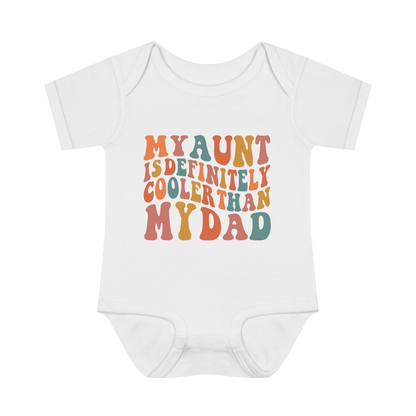 Infant Bodysuit - My Aunt Is Definitely Cooler Than My Dad XXS02