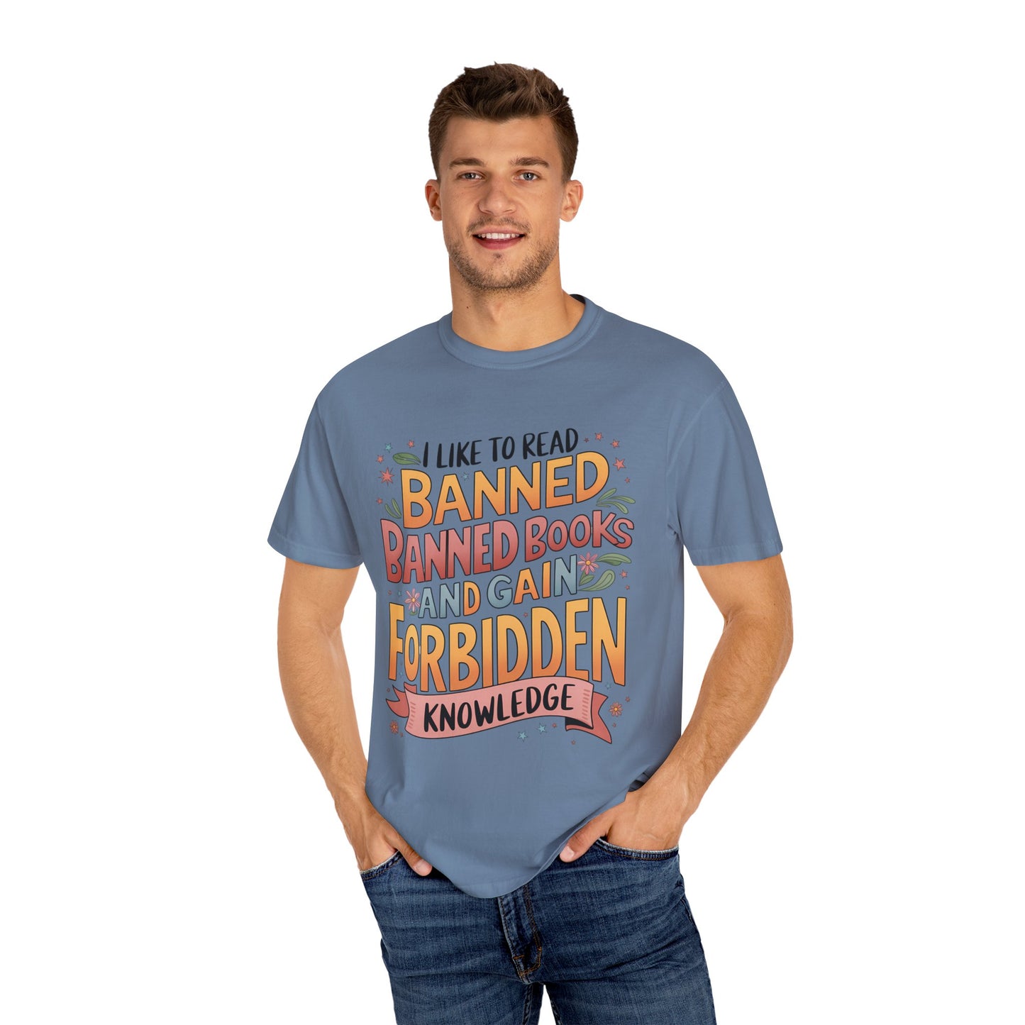 I Like To Read Banned Books Shirt Banned Books Comfort Colors® Shirt Unisex Super Soft Premium Graphic T-Shirt,Reading Shirt Librarian Shirt