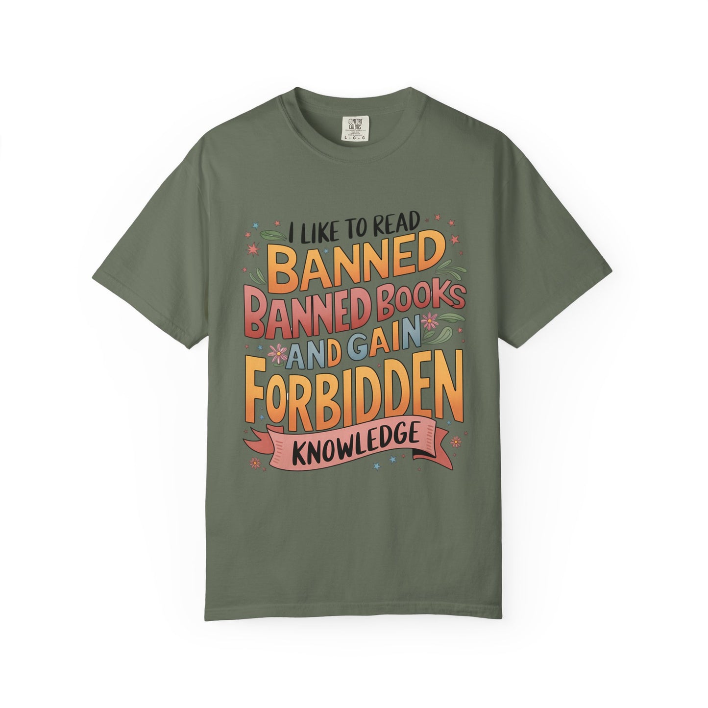 I Like To Read Banned Books Shirt Banned Books Comfort Colors® Shirt Unisex Super Soft Premium Graphic T-Shirt,Reading Shirt Librarian Shirt