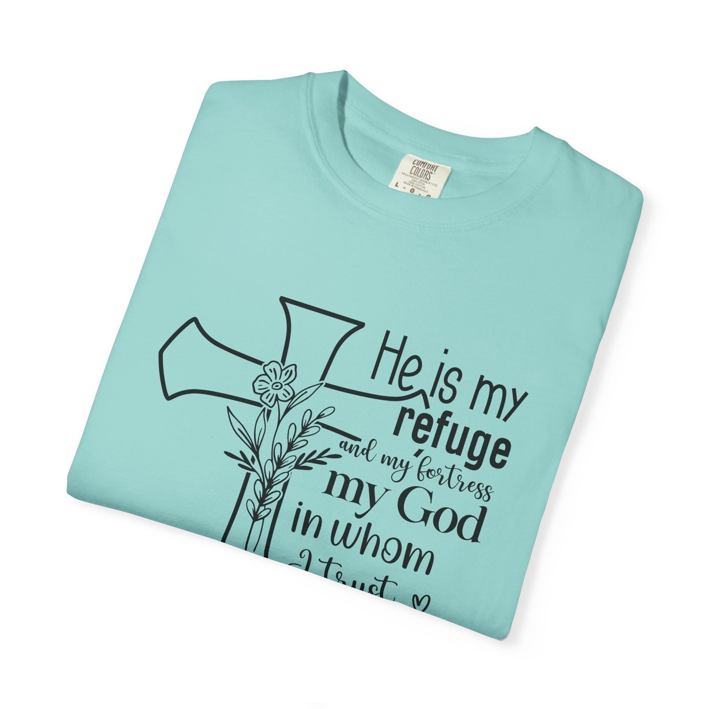 Comfort Colors® Christian Shirt Cross Shirt Every Morning Bible Verse Shirt Religious Women Gift Faith Tee Christian Gifts JesusTee 91:2
