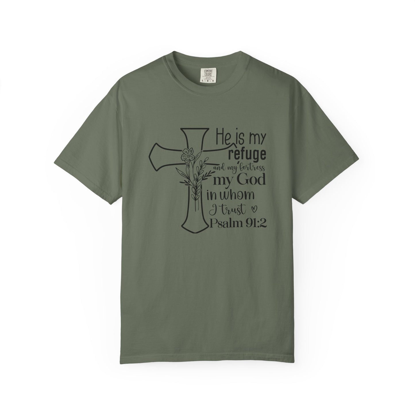 Comfort Colors® Christian Shirt Cross Shirt Every Morning Bible Verse Shirt Religious Women Gift Faith Tee Christian Gifts JesusTee 91:2