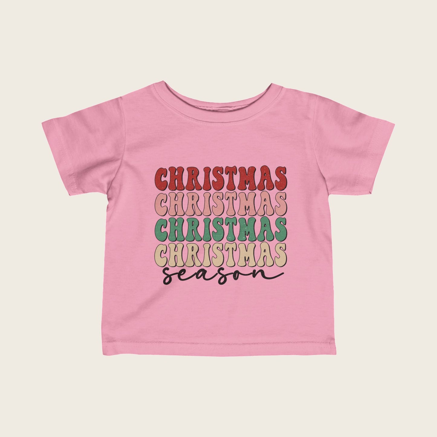 Infant Tee Christmas Season 3 Colors