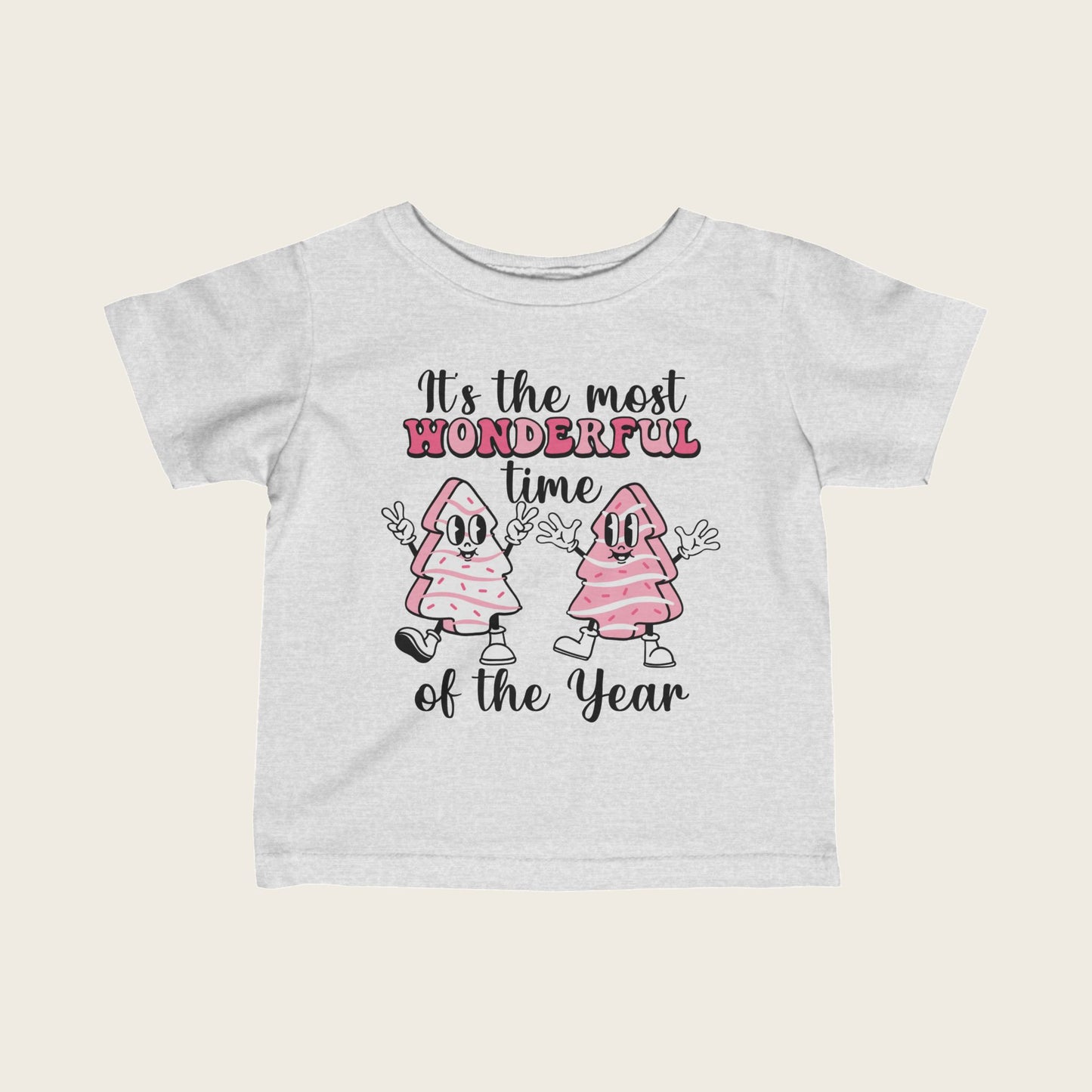 Christmas Infant Tee - This Is The Season Pink03