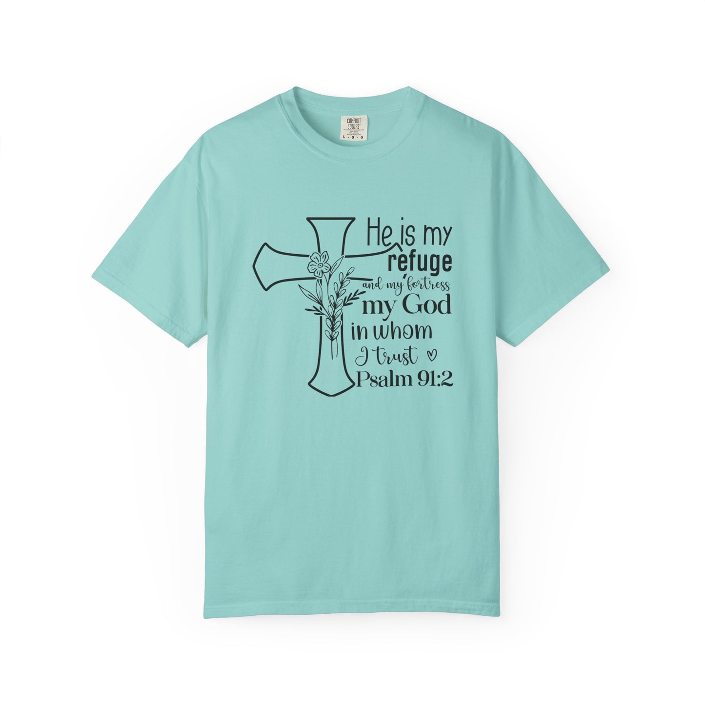 Comfort Colors® Christian Shirt Cross Shirt Every Morning Bible Verse Shirt Religious Women Gift Faith Tee Christian Gifts JesusTee 91:2
