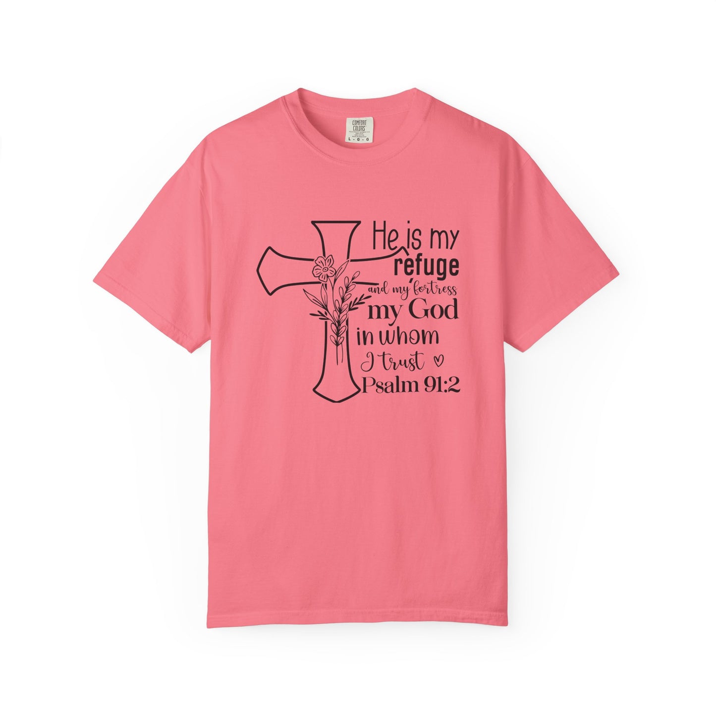 Comfort Colors® Christian Shirt Cross Shirt Every Morning Bible Verse Shirt Religious Women Gift Faith Tee Christian Gifts JesusTee 91:2