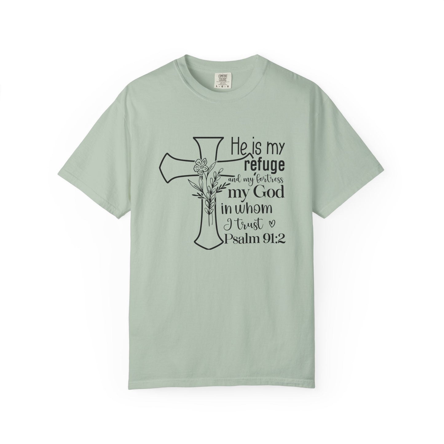 Comfort Colors® Christian Shirt Cross Shirt Every Morning Bible Verse Shirt Religious Women Gift Faith Tee Christian Gifts JesusTee 91:2