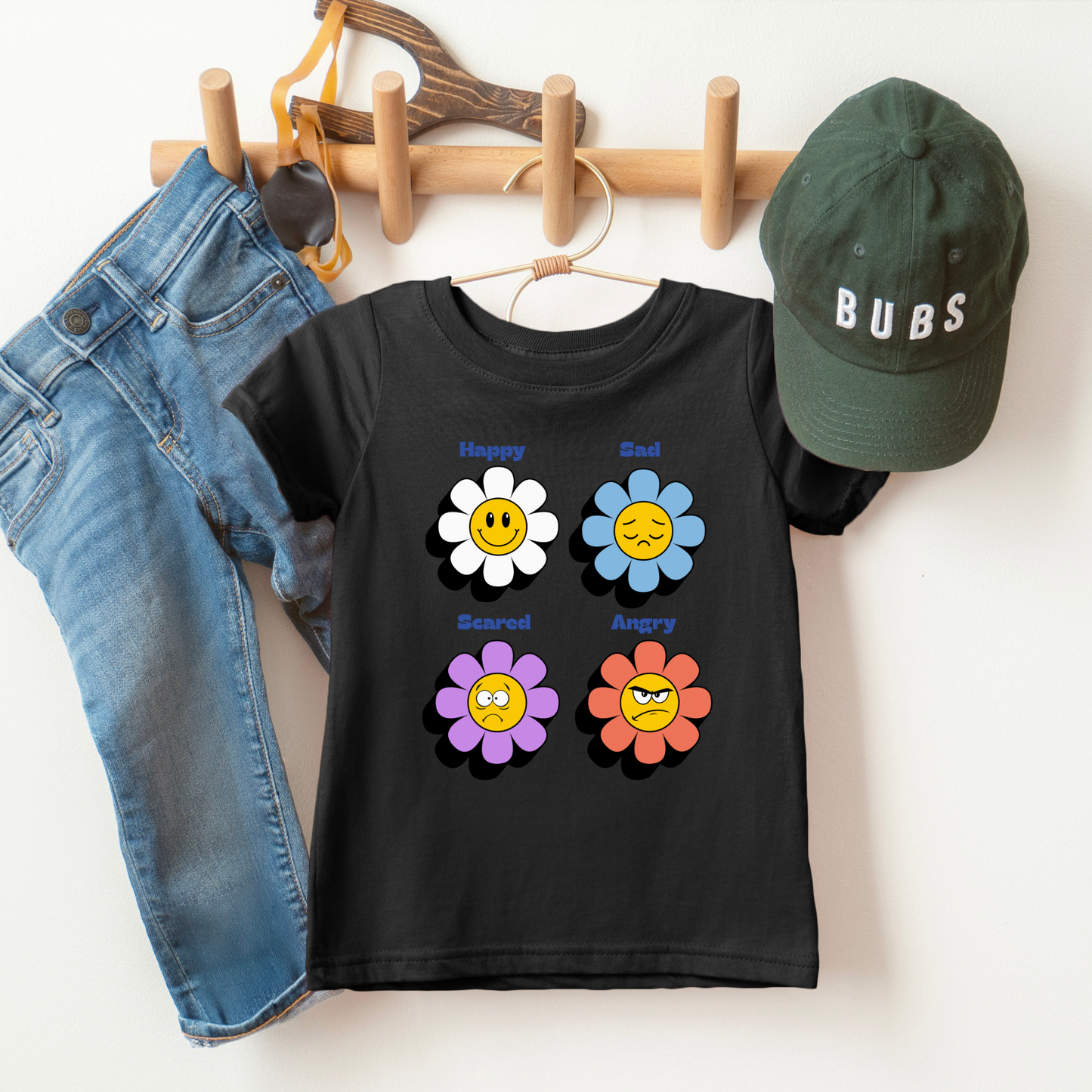 Emotion Toddler Tee Feelings Shirt for 2-4-Year-Olds