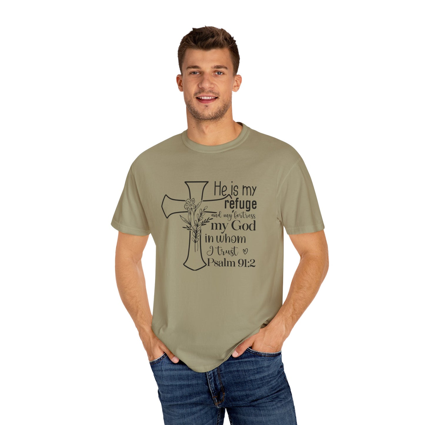 Comfort Colors® Christian Shirt Cross Shirt Every Morning Bible Verse Shirt Religious Women Gift Faith Tee Christian Gifts JesusTee 91:2