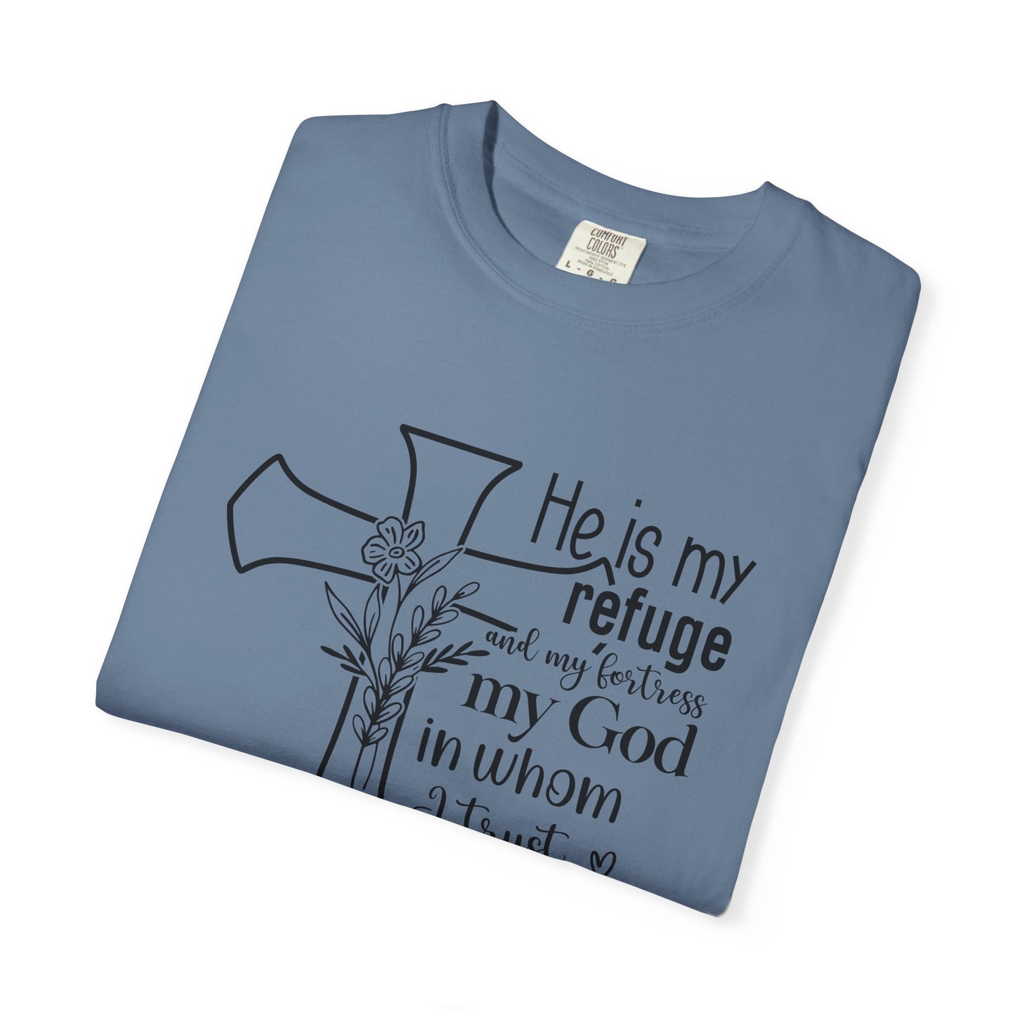 Comfort Colors® Christian Shirt Cross Shirt Every Morning Bible Verse Shirt Religious Women Gift Faith Tee Christian Gifts JesusTee 91:2