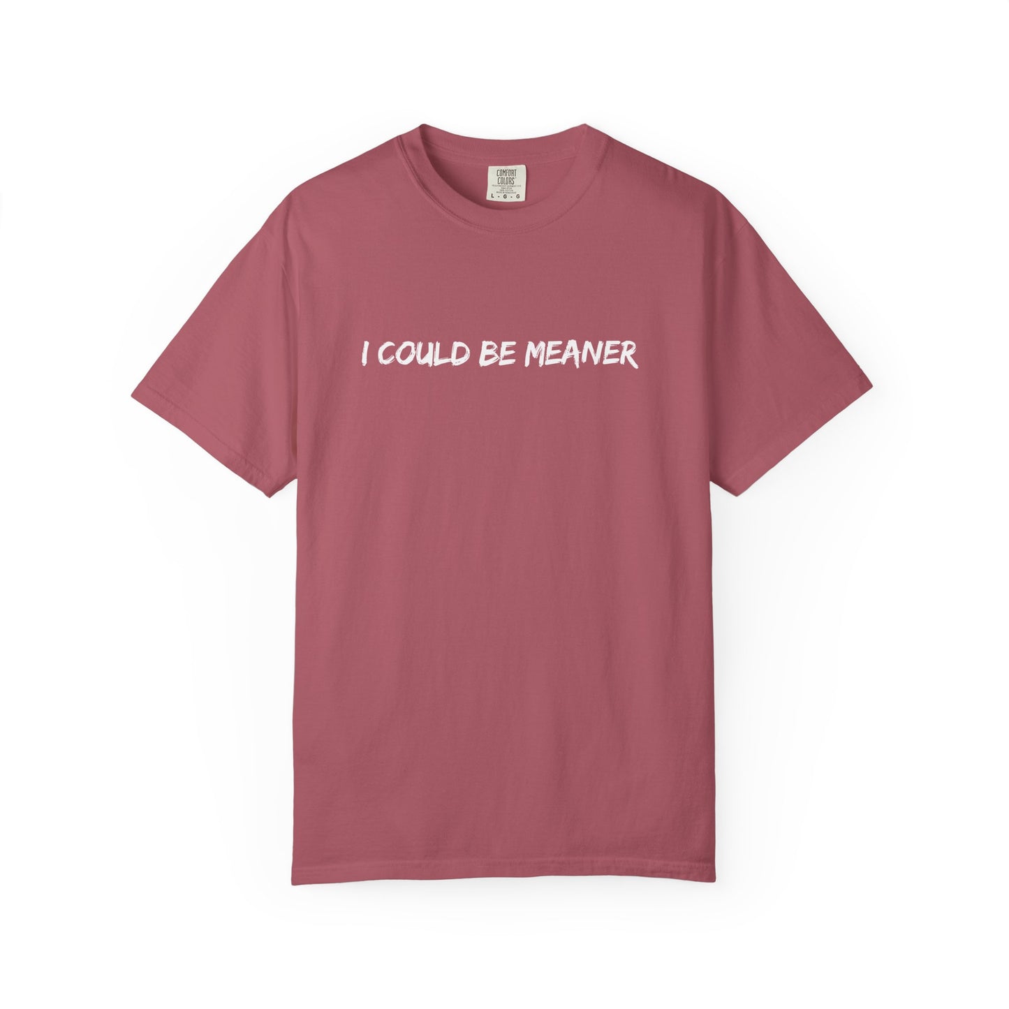 I Could Be Meaner Soft but Strong Retro Mental Health Quote Shirt | Comfort Colors® Empowerment Tee Therapy Gift for Women