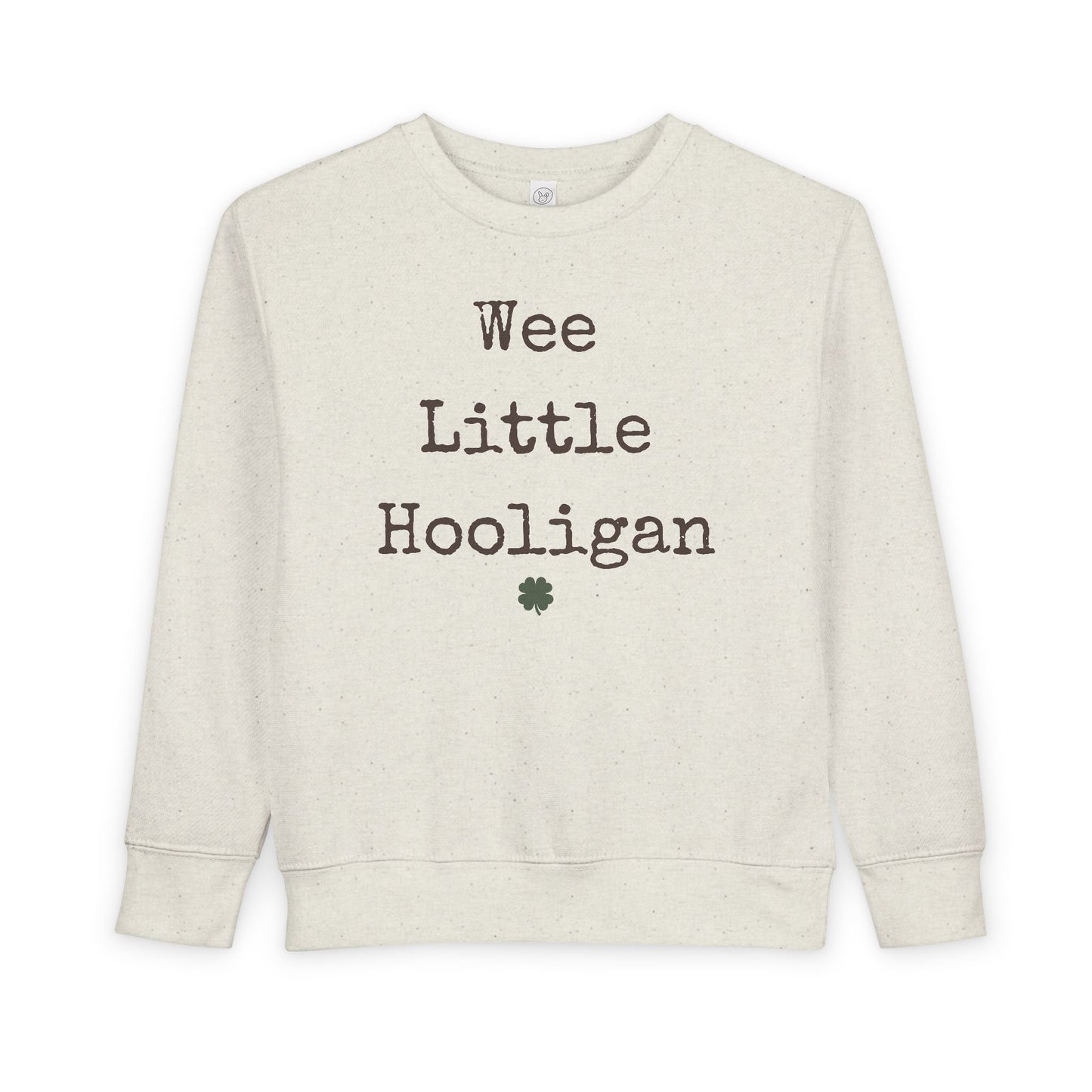 Toddler Sweatshirt with 'Wee Little Hooligan'