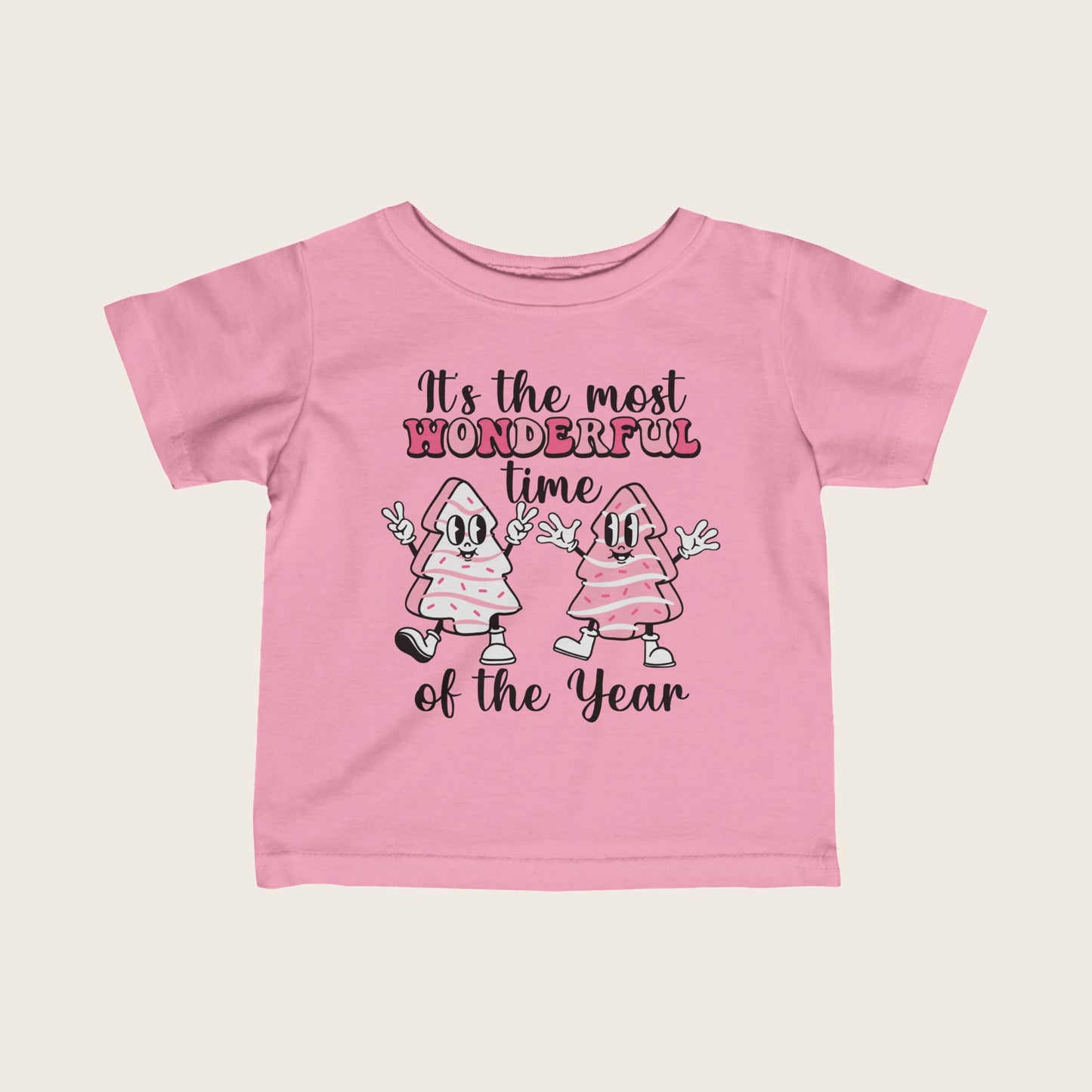 Christmas Infant Tee - This Is The Season Pink03