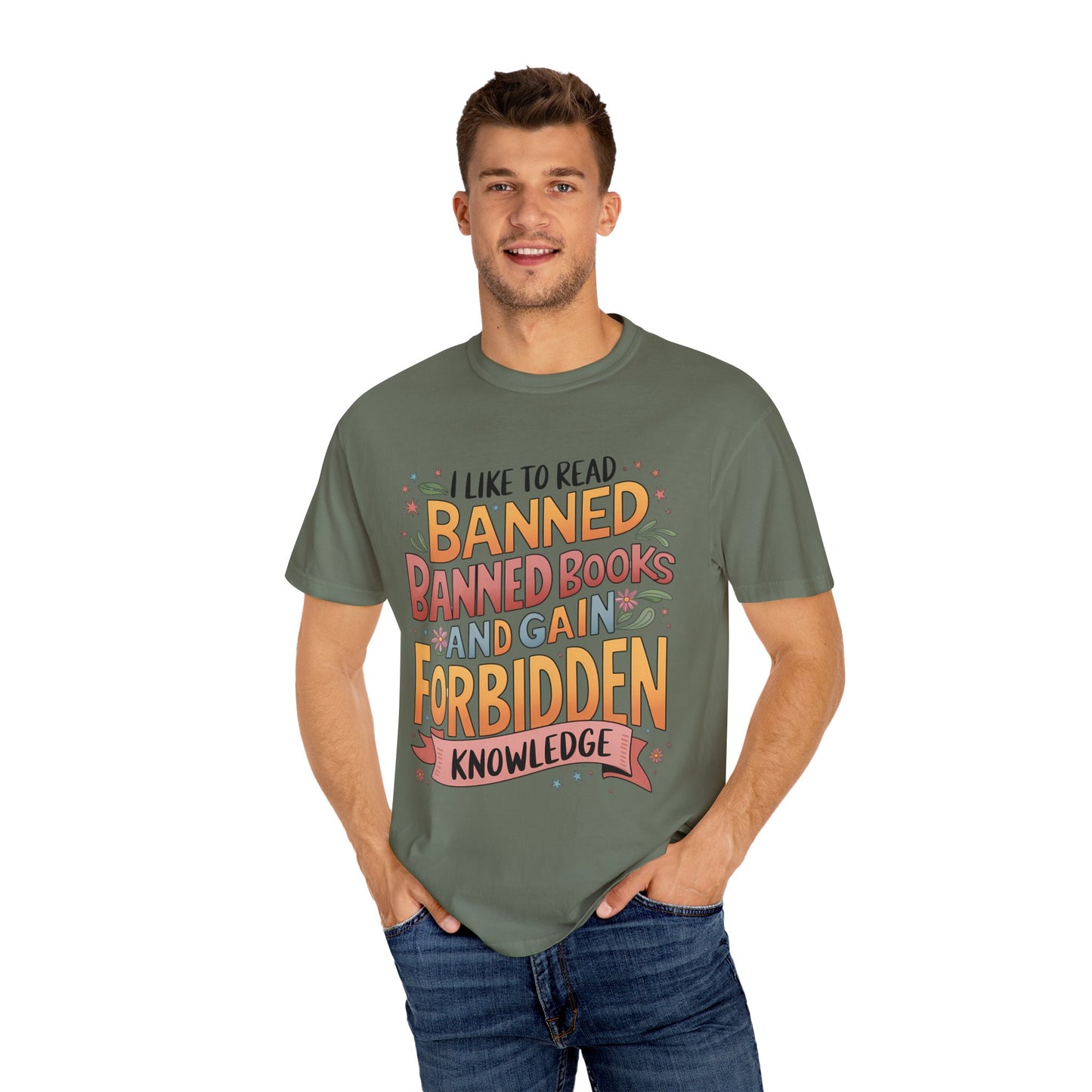 I Like To Read Banned Books Shirt Banned Books Comfort Colors® Shirt Unisex Super Soft Premium Graphic T-Shirt,Reading Shirt Librarian Shirt
