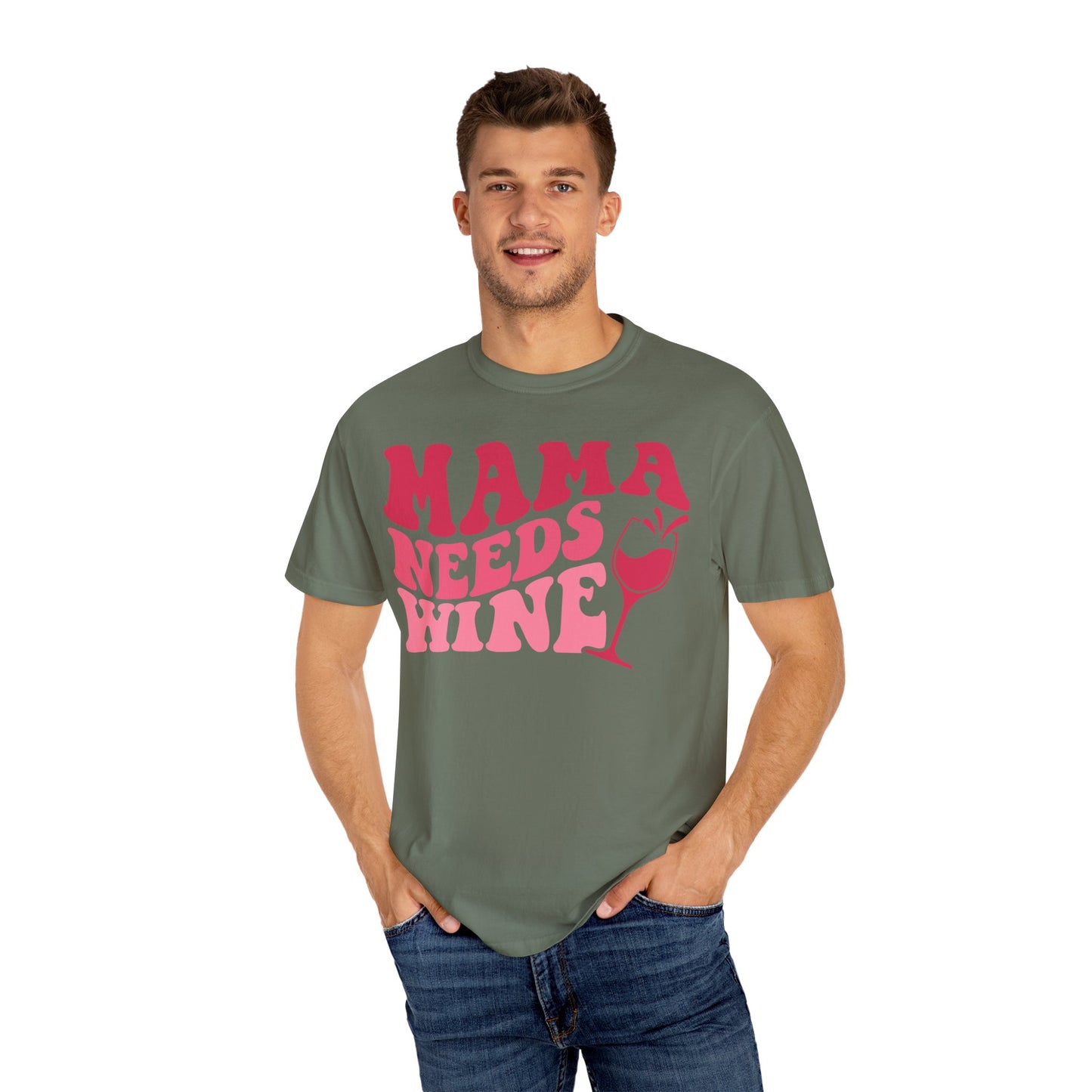 Comfort Colors® Mom Shirt Mom Needs Wine Shirt Wine Lover Shirt Wine Mama Birthday Shirt Women Gift For Mother's Day Tee