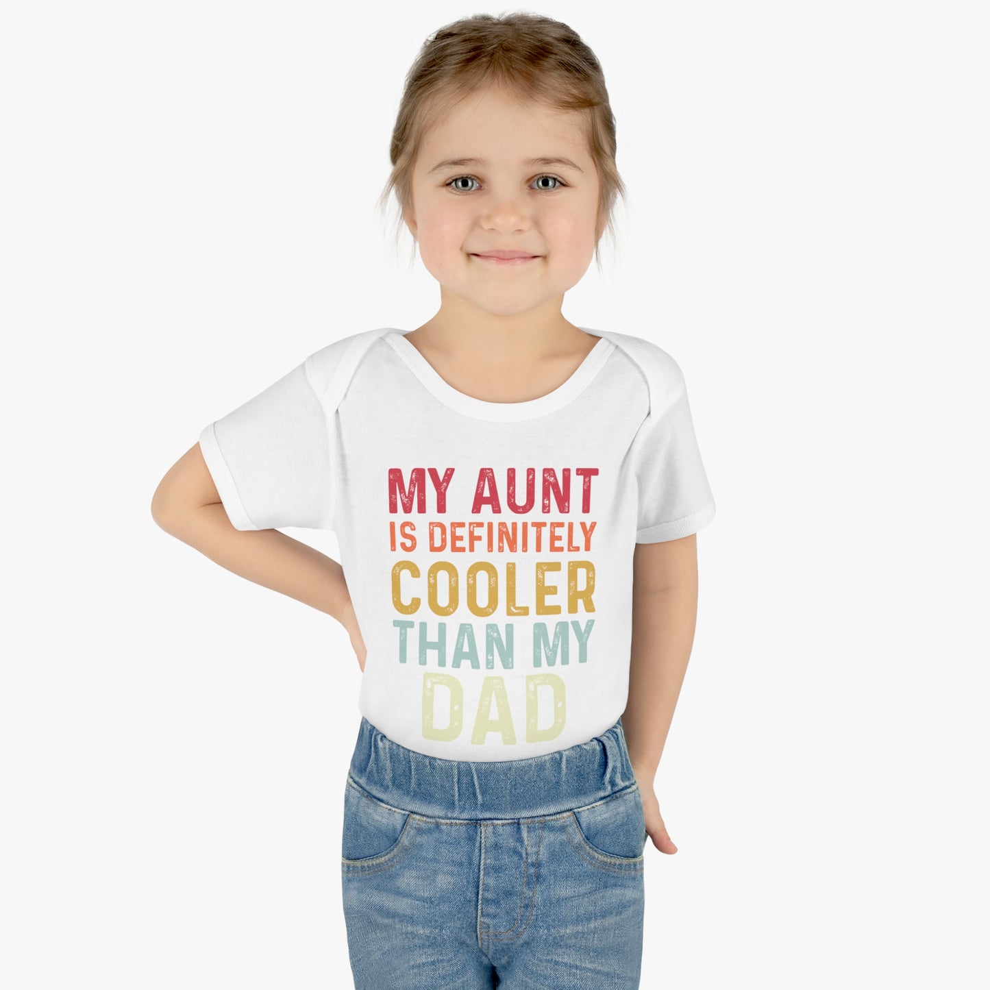 Infant Bodysuit - My Aunt Is Definitely Cooler Than My Dad XXS05