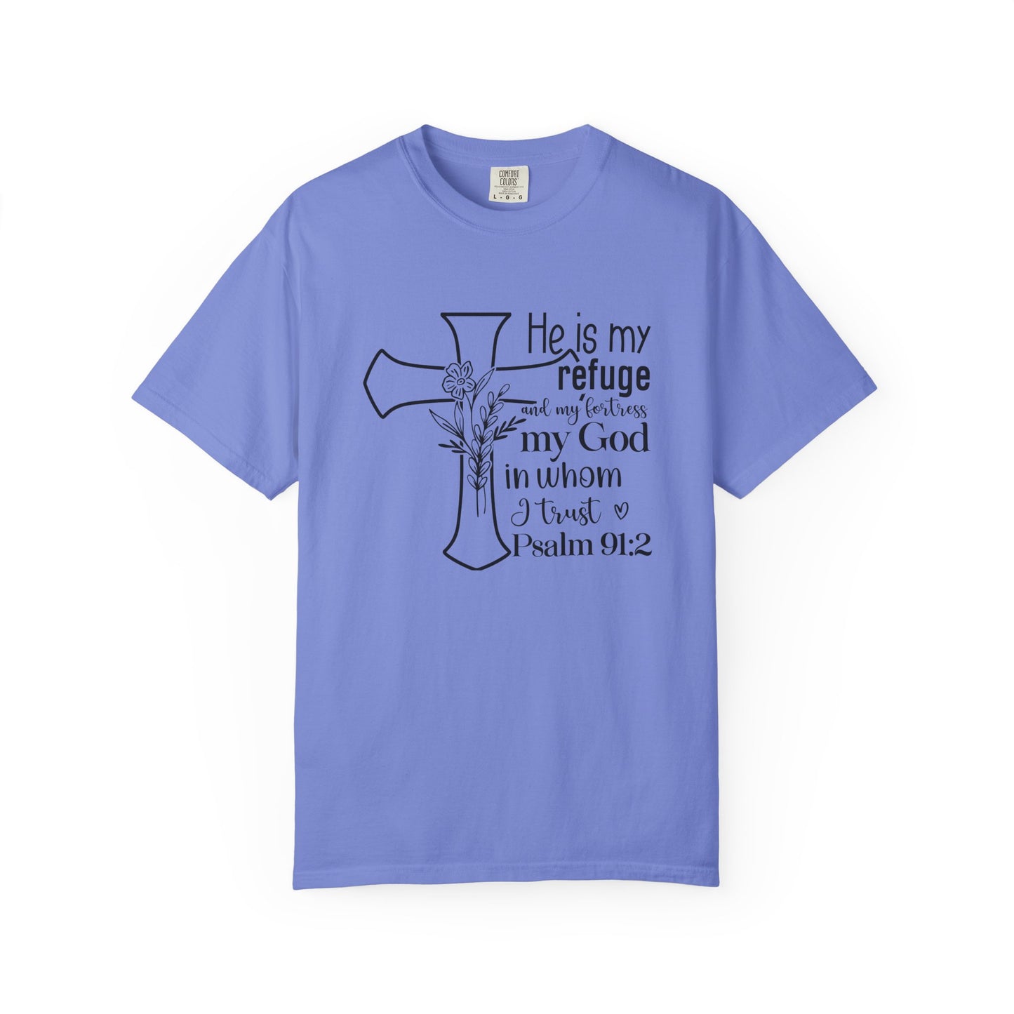 Comfort Colors® Christian Shirt Cross Shirt Every Morning Bible Verse Shirt Religious Women Gift Faith Tee Christian Gifts JesusTee 91:2