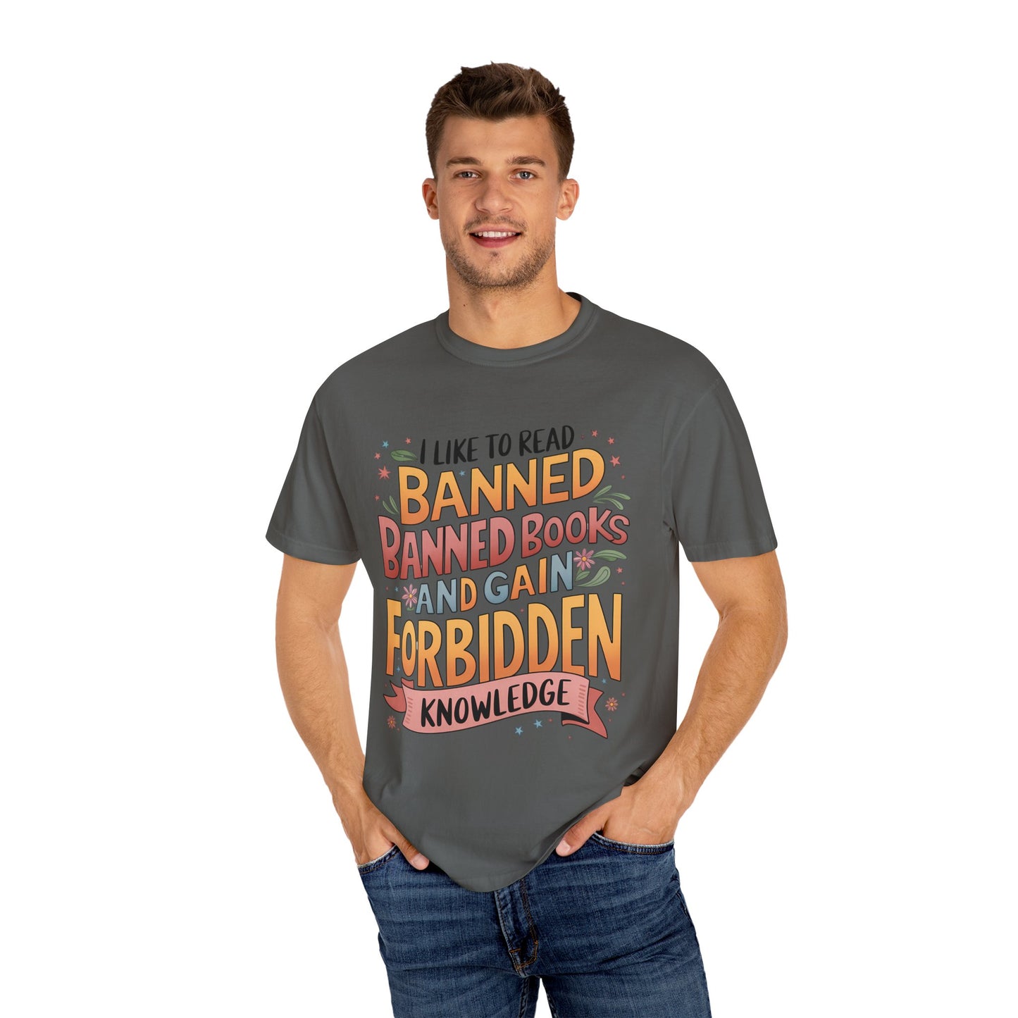 I Like To Read Banned Books Shirt Banned Books Comfort Colors® Shirt Unisex Super Soft Premium Graphic T-Shirt,Reading Shirt Librarian Shirt