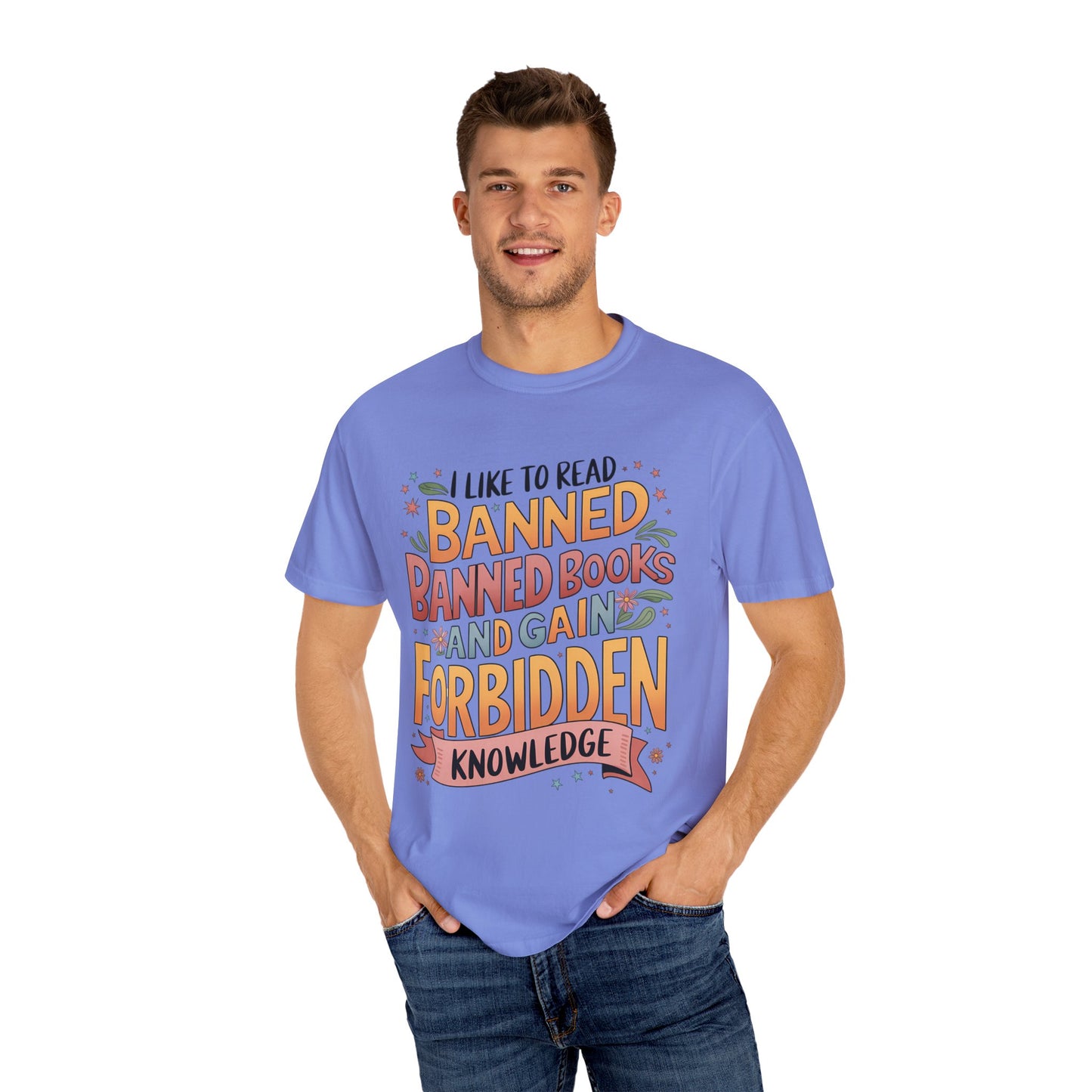 I Like To Read Banned Books Shirt Banned Books Comfort Colors® Shirt Unisex Super Soft Premium Graphic T-Shirt,Reading Shirt Librarian Shirt
