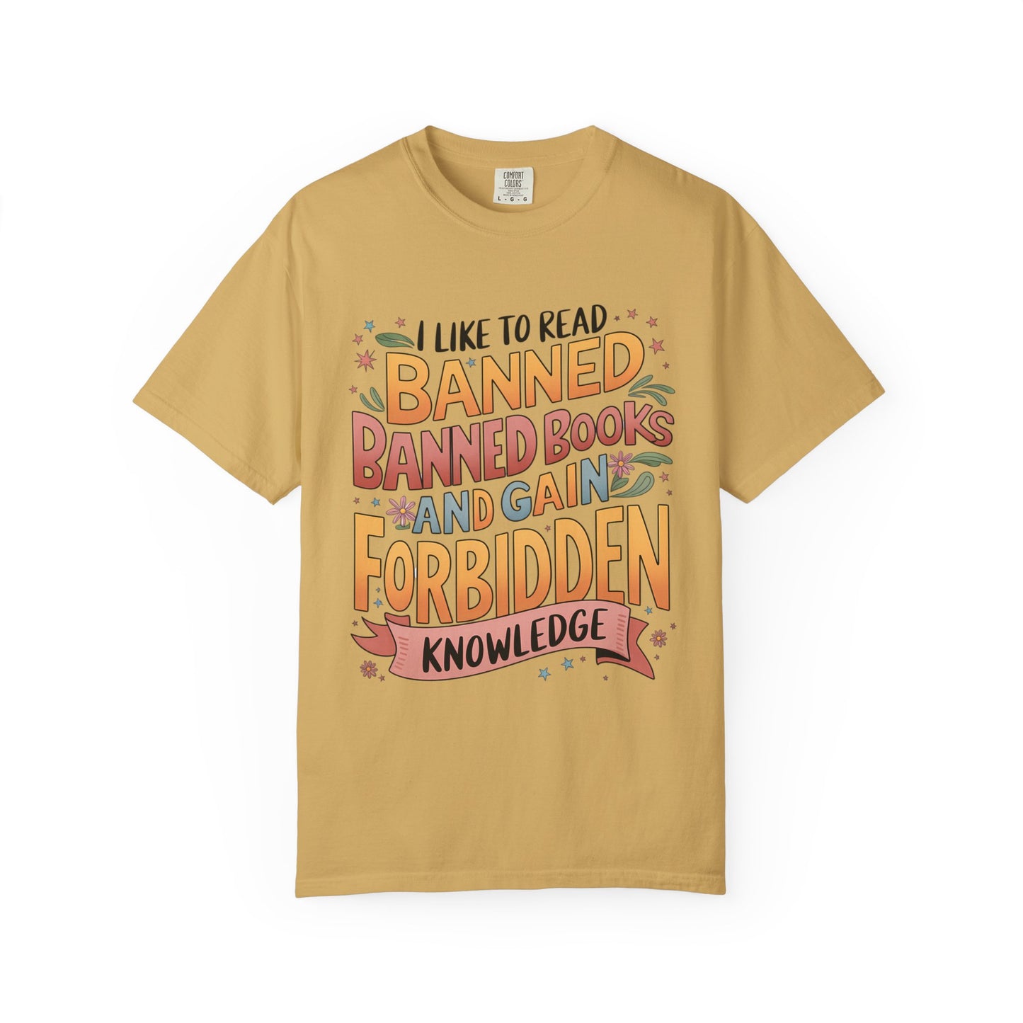 I Like To Read Banned Books Shirt Banned Books Comfort Colors® Shirt Unisex Super Soft Premium Graphic T-Shirt,Reading Shirt Librarian Shirt