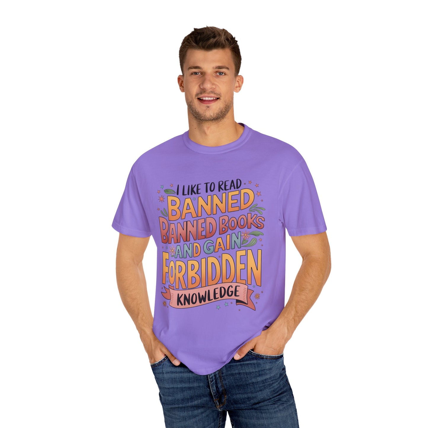 I Like To Read Banned Books Shirt Banned Books Comfort Colors® Shirt Unisex Super Soft Premium Graphic T-Shirt,Reading Shirt Librarian Shirt
