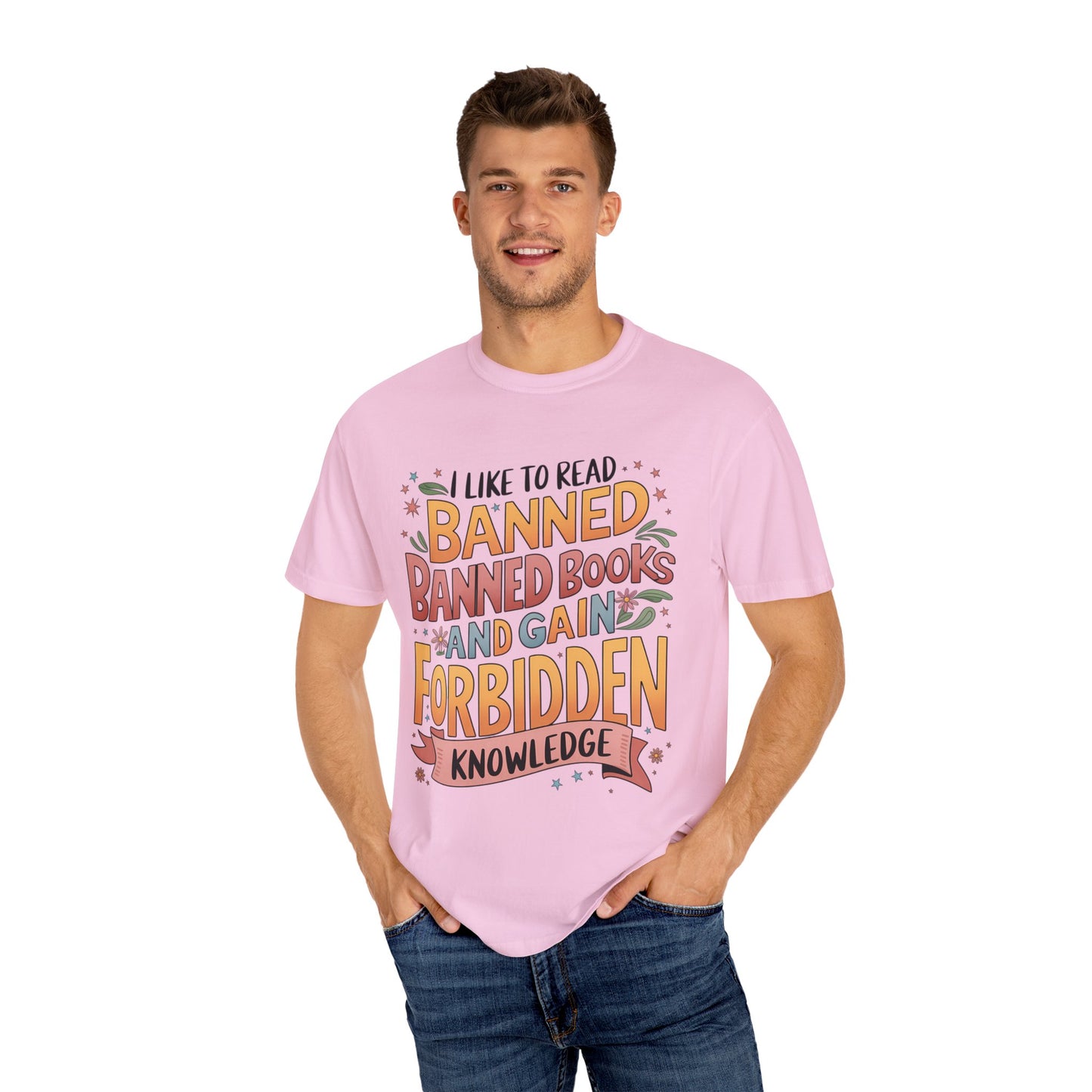 I Like To Read Banned Books Shirt Banned Books Comfort Colors® Shirt Unisex Super Soft Premium Graphic T-Shirt,Reading Shirt Librarian Shirt