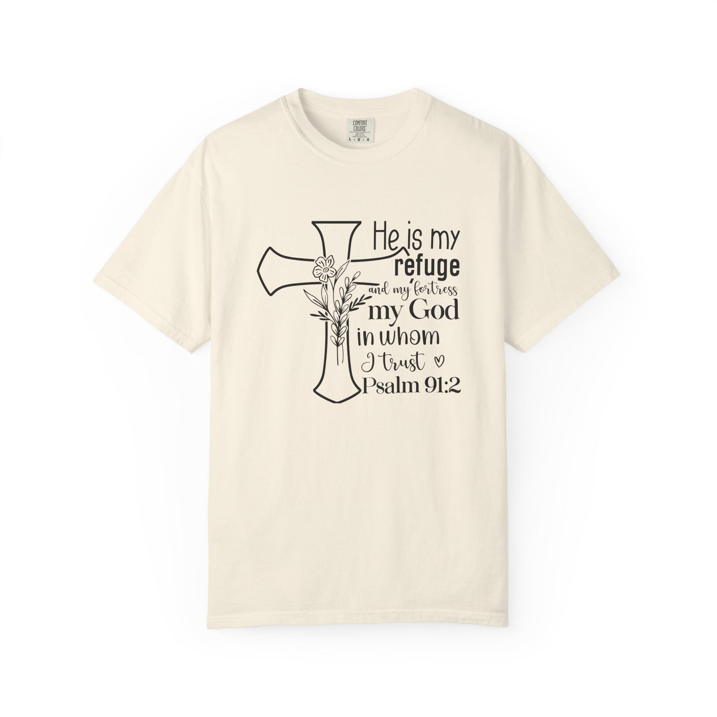 Comfort Colors® Christian Shirt Cross Shirt Every Morning Bible Verse Shirt Religious Women Gift Faith Tee Christian Gifts JesusTee 91:2