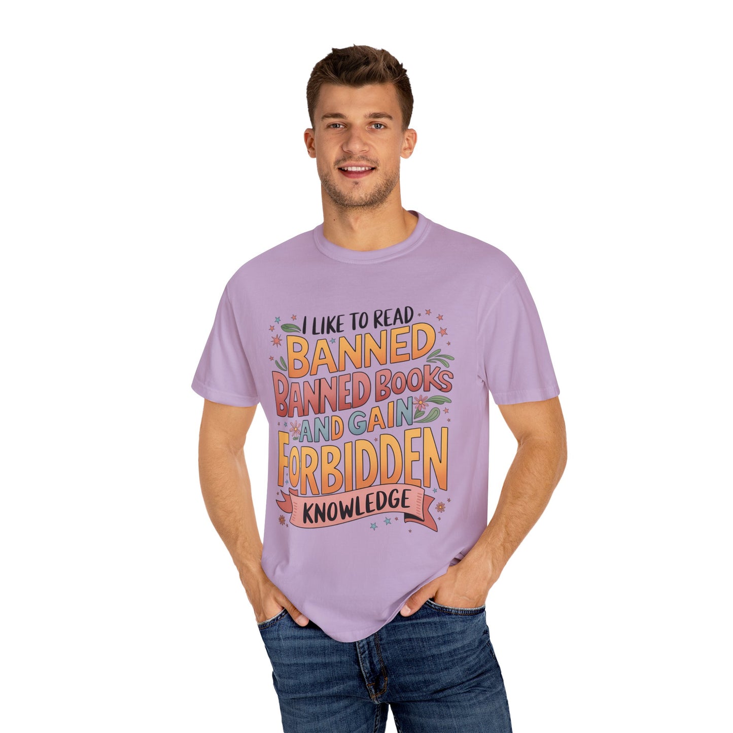 I Like To Read Banned Books Shirt Banned Books Comfort Colors® Shirt Unisex Super Soft Premium Graphic T-Shirt,Reading Shirt Librarian Shirt