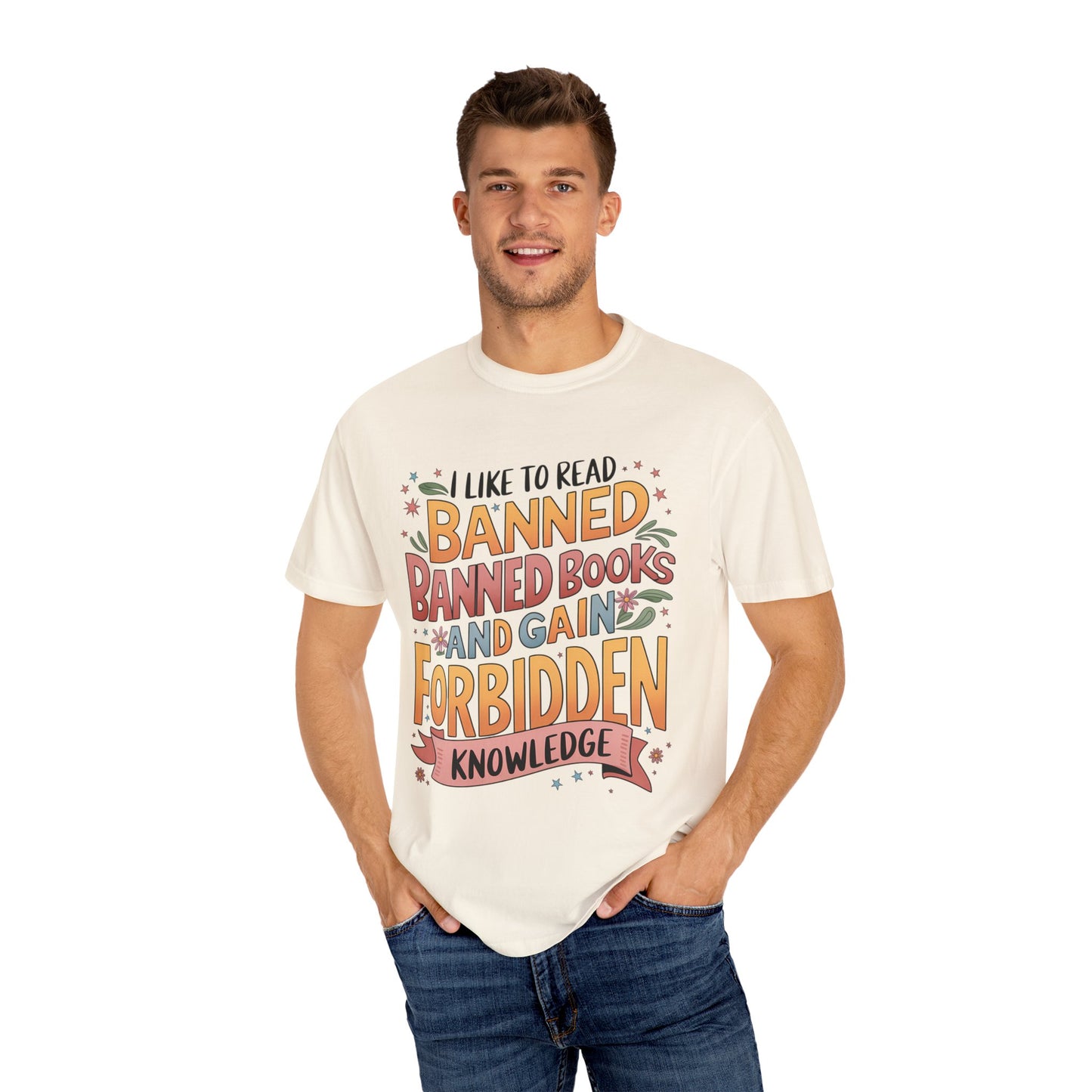 I Like To Read Banned Books Shirt Banned Books Comfort Colors® Shirt Unisex Super Soft Premium Graphic T-Shirt,Reading Shirt Librarian Shirt