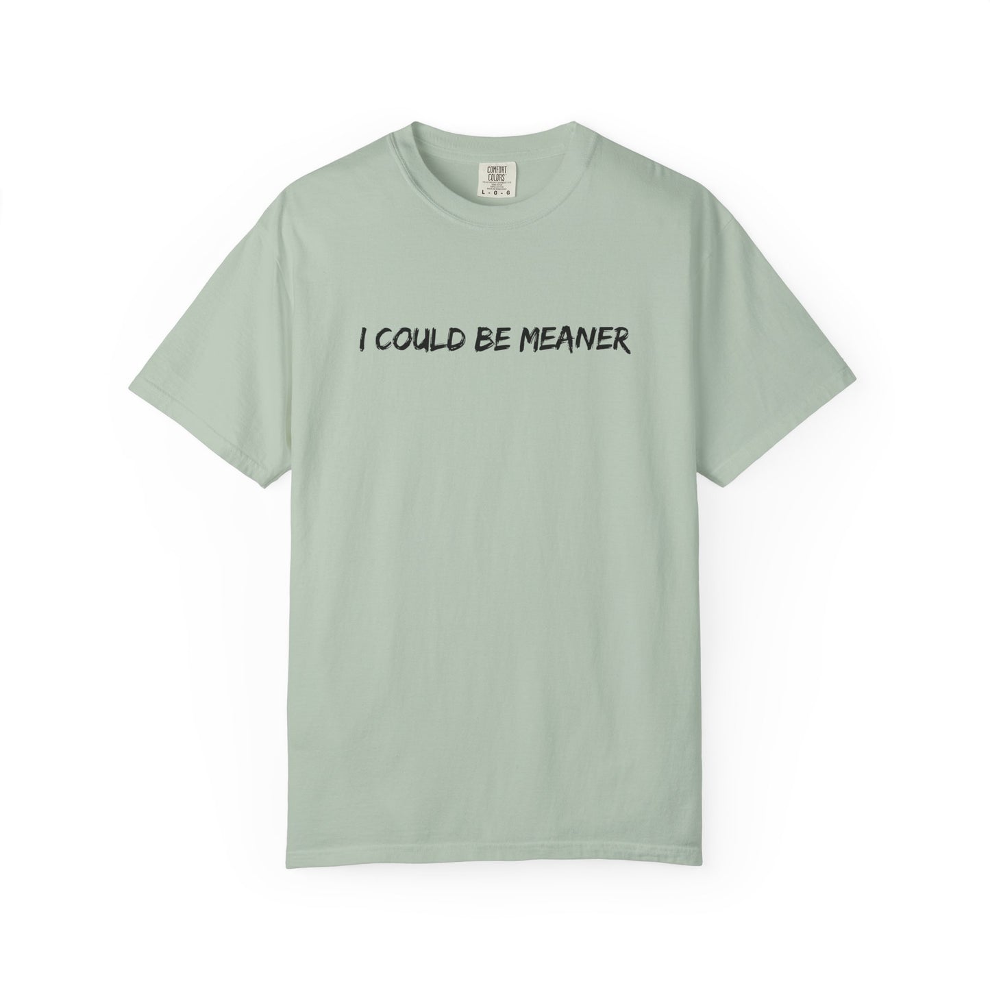 I Could Be Meaner Soft but Strong Retro Mental Health Quote Shirt | Comfort Colors® Empowerment Tee Therapy Gift for Women