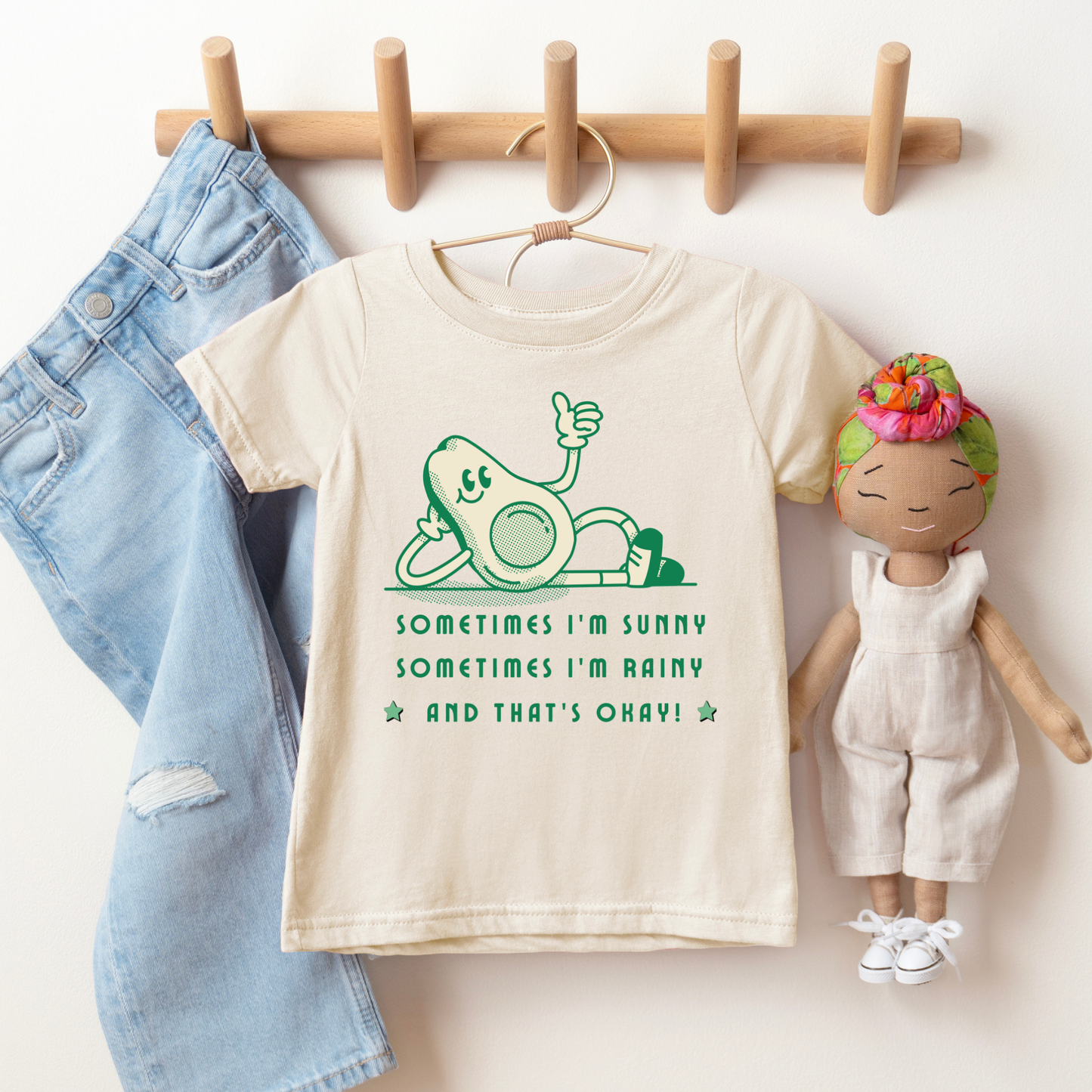 Sunshine and Rain Toddler Short Sleeve Tee