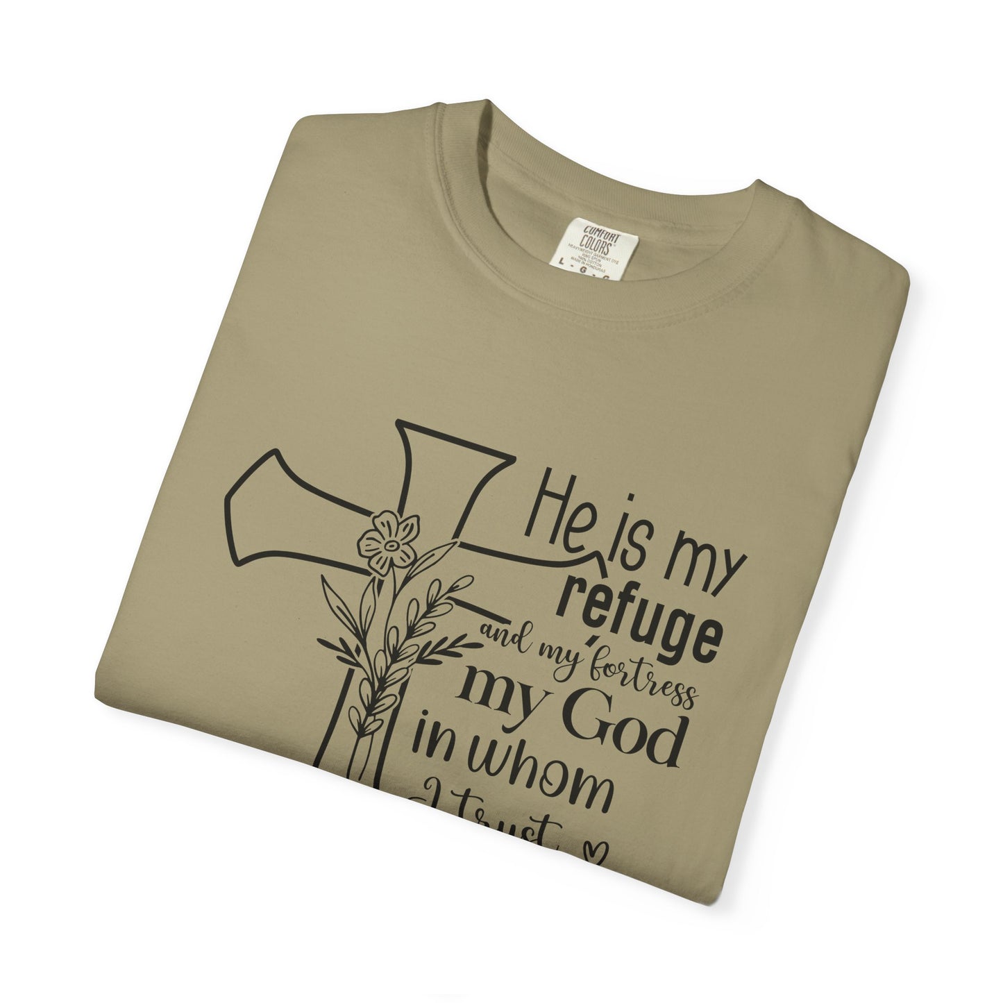 Comfort Colors® Christian Shirt Cross Shirt Every Morning Bible Verse Shirt Religious Women Gift Faith Tee Christian Gifts JesusTee 91:2