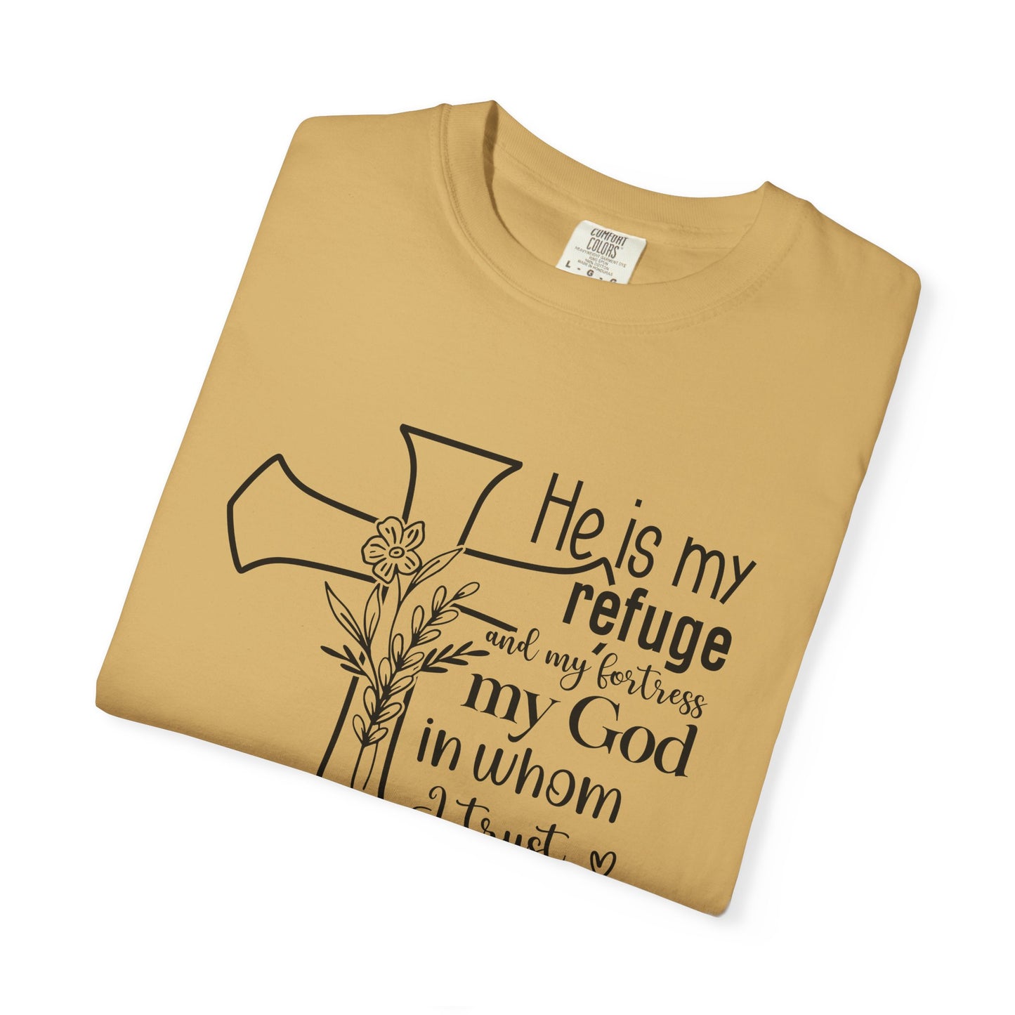 Comfort Colors® Christian Shirt Cross Shirt Every Morning Bible Verse Shirt Religious Women Gift Faith Tee Christian Gifts JesusTee 91:2