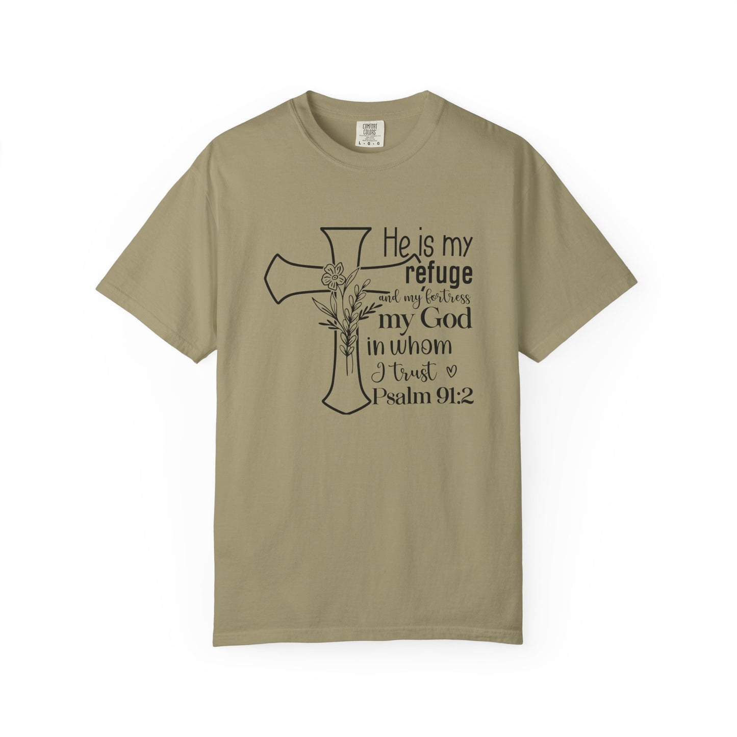 Comfort Colors® Christian Shirt Cross Shirt Every Morning Bible Verse Shirt Religious Women Gift Faith Tee Christian Gifts JesusTee 91:2