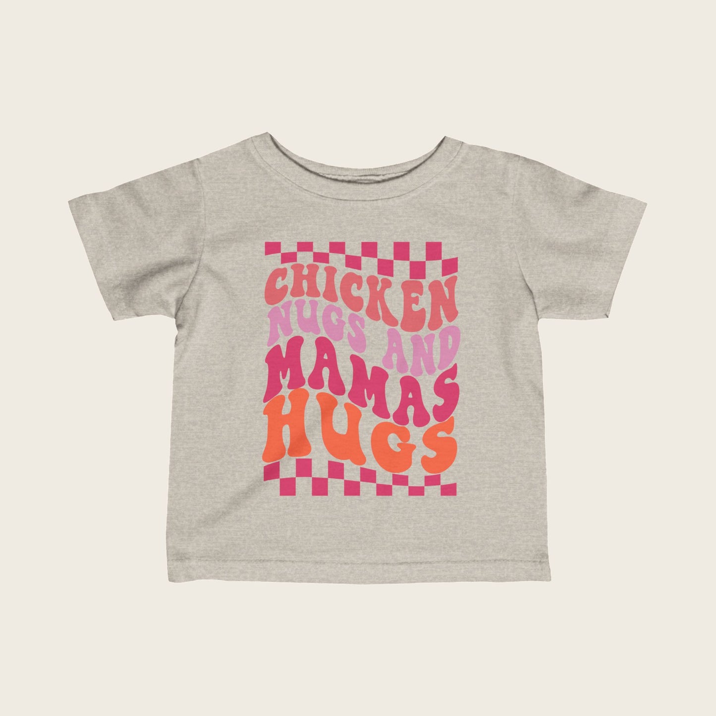 Infant Tee - Chicken and Nugs, Mama's Hugs
