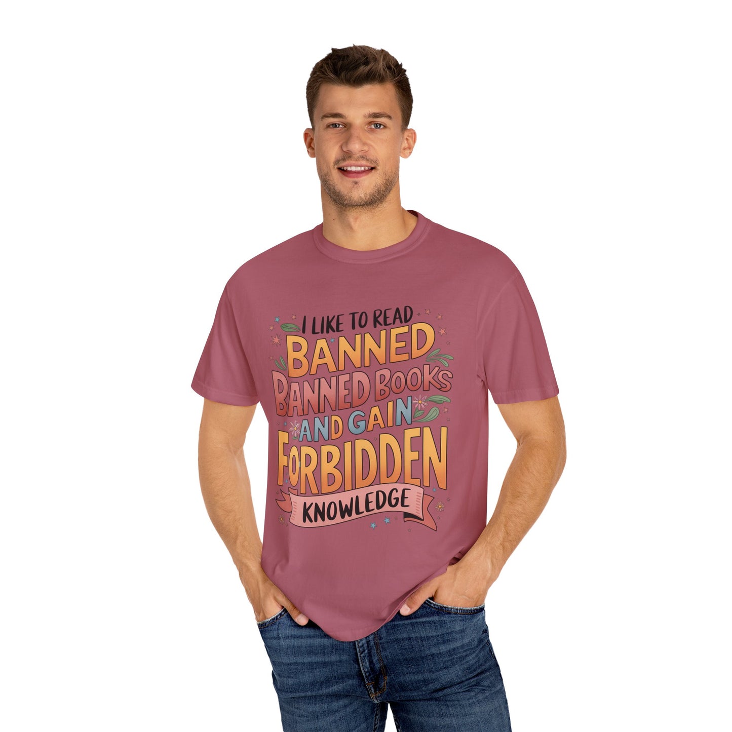I Like To Read Banned Books Shirt Banned Books Comfort Colors® Shirt Unisex Super Soft Premium Graphic T-Shirt,Reading Shirt Librarian Shirt