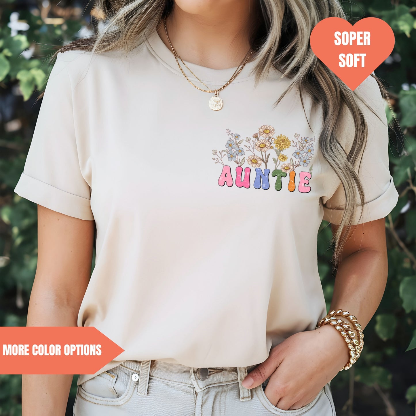 a woman wearing a t - shirt with the word annie on it