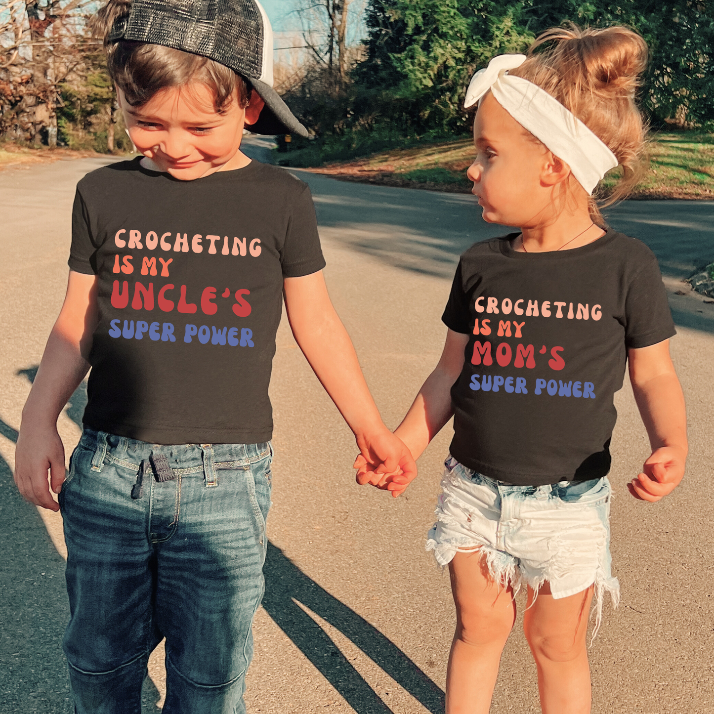 Infant Tee - Crocheting is My Uncle's Super Power XXS03