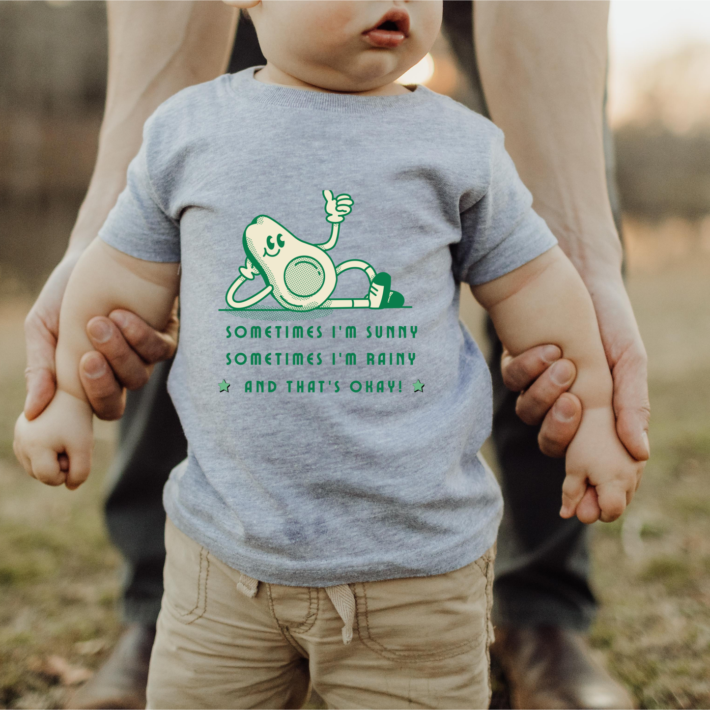 Sunshine and Rain Toddler Short Sleeve Tee