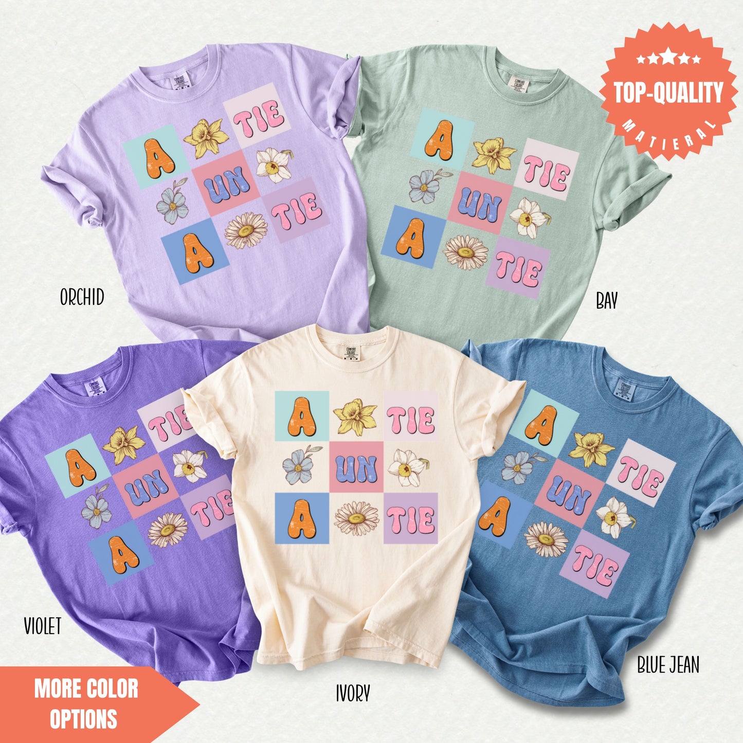 a group of four t - shirts with the number four on them