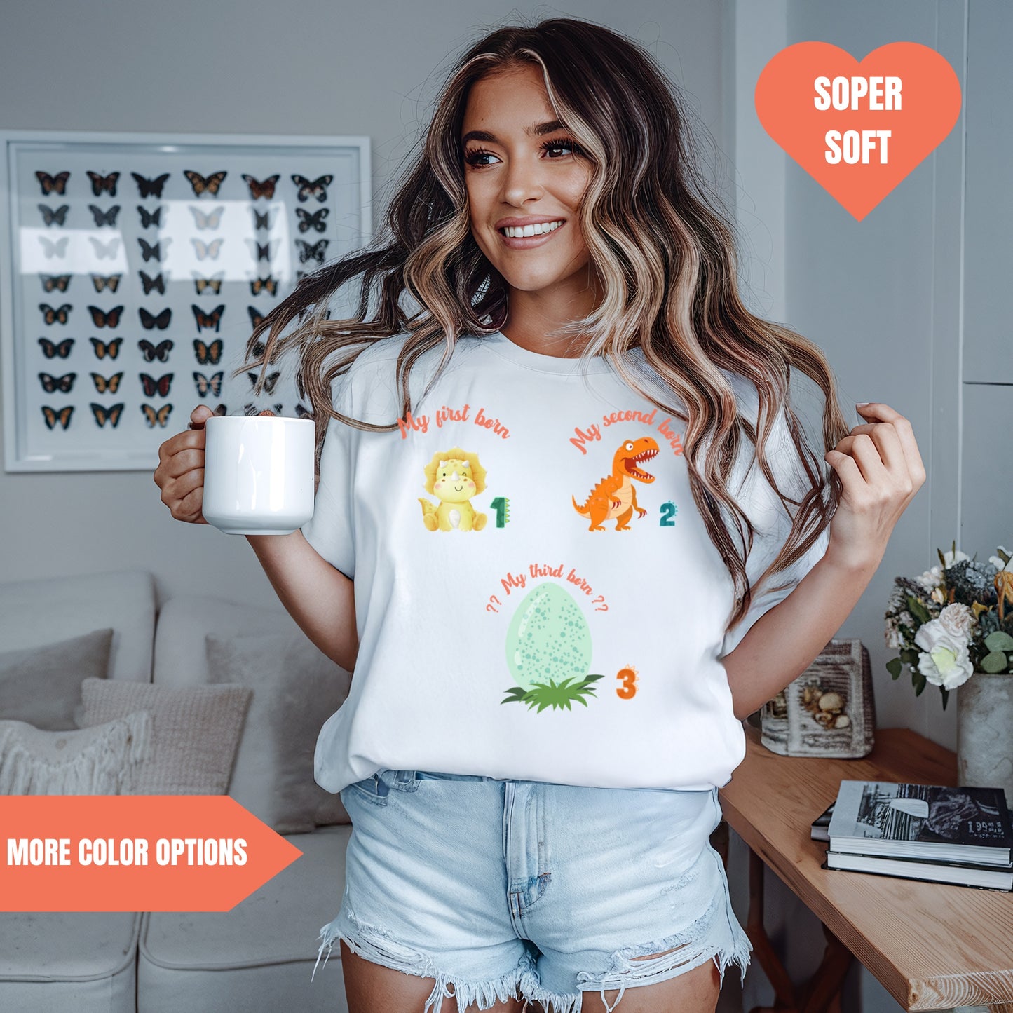 3rd Pregnancy Photo Shooting Shirt For Mama