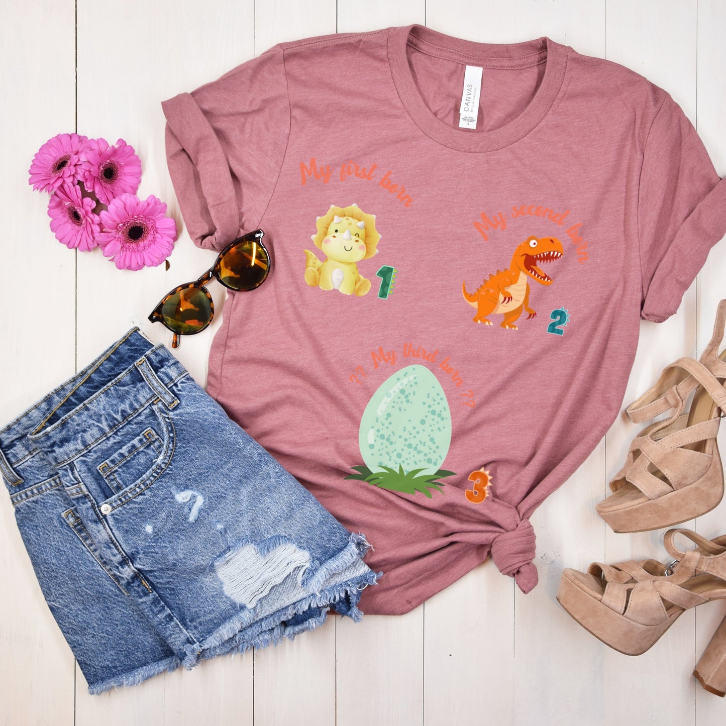 3rd Pregnancy Photo Shooting Shirt For Mama