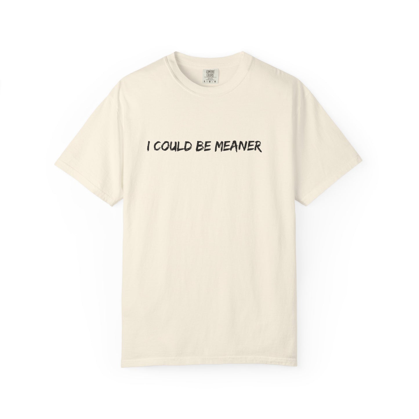 I Could Be Meaner Soft but Strong Retro Mental Health Quote Shirt | Comfort Colors® Empowerment Tee Therapy Gift for Women