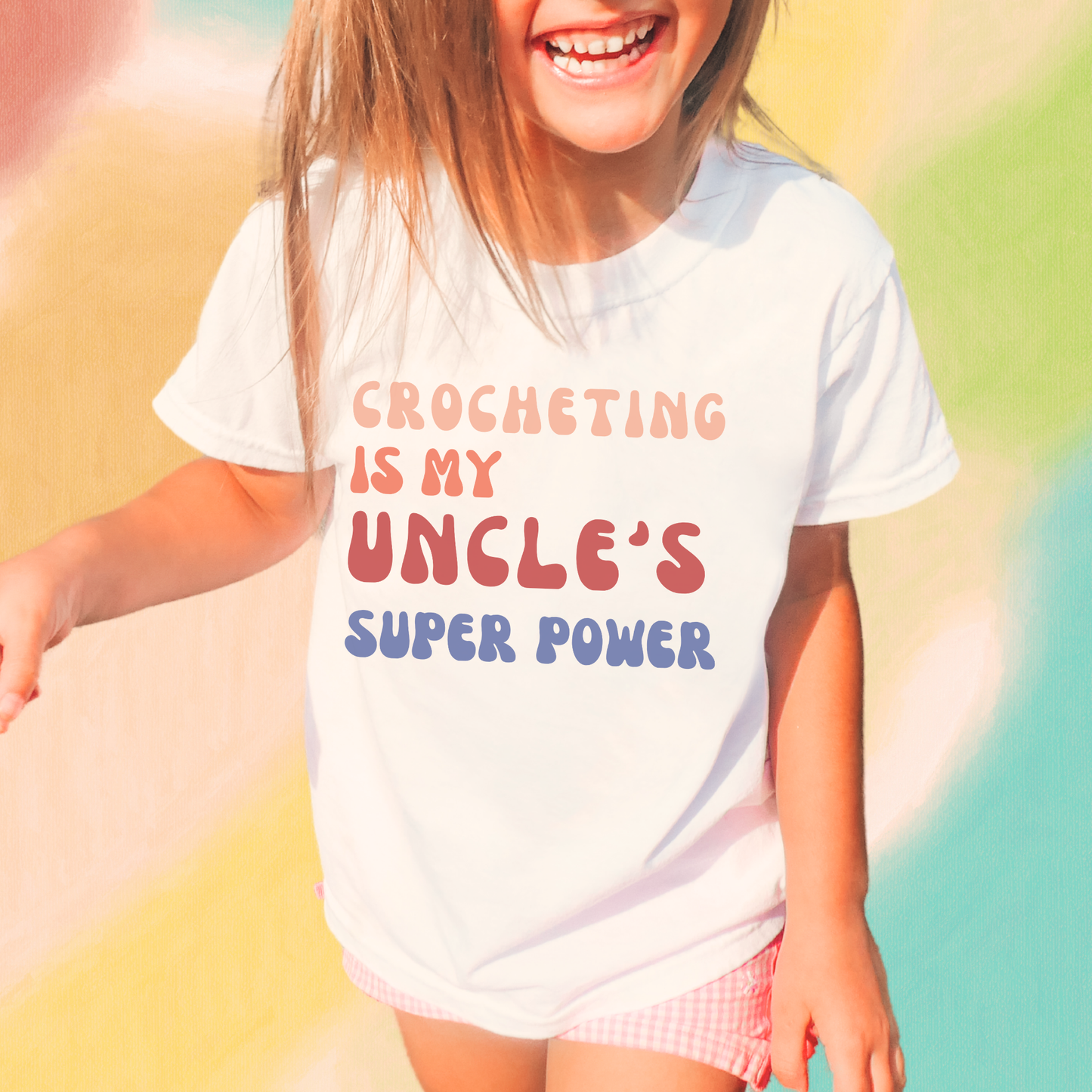 Infant Tee - Crocheting is My Uncle's Super Power XXS03