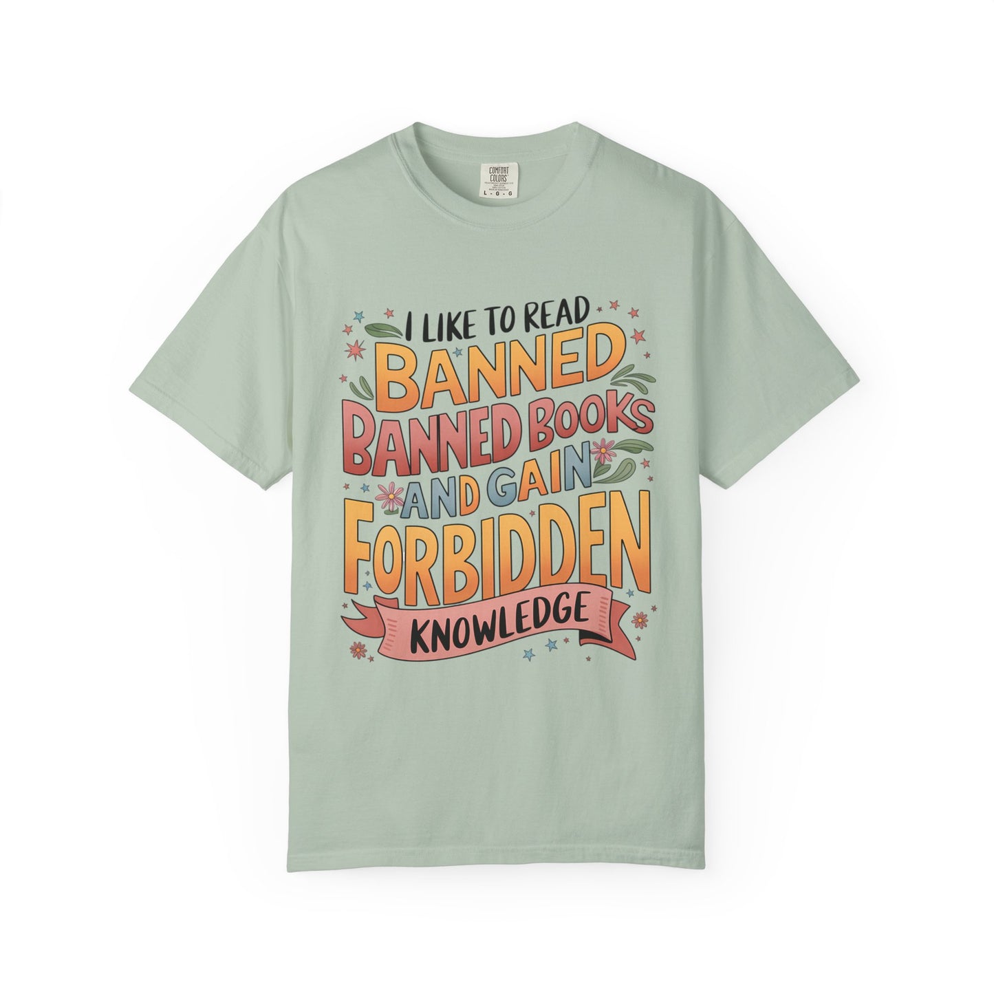 I Like To Read Banned Books Shirt Banned Books Comfort Colors® Shirt Unisex Super Soft Premium Graphic T-Shirt,Reading Shirt Librarian Shirt