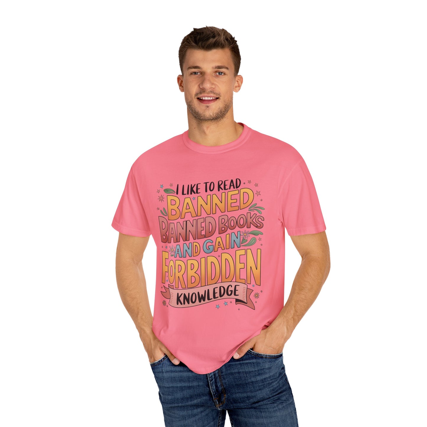 I Like To Read Banned Books Shirt Banned Books Comfort Colors® Shirt Unisex Super Soft Premium Graphic T-Shirt,Reading Shirt Librarian Shirt
