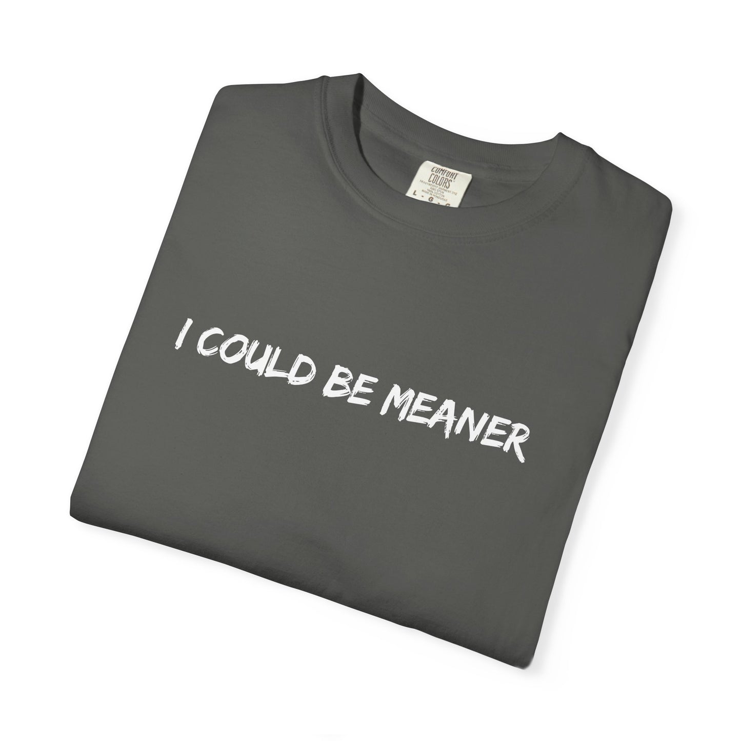 I Could Be Meaner Soft but Strong Retro Mental Health Quote Shirt | Comfort Colors® Empowerment Tee Therapy Gift for Women
