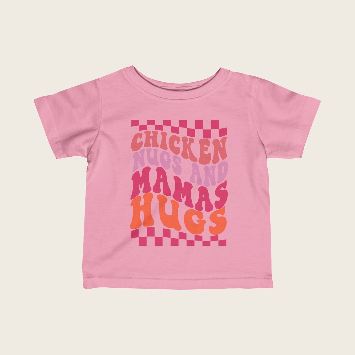 Infant Tee - Chicken and Nugs, Mama's Hugs