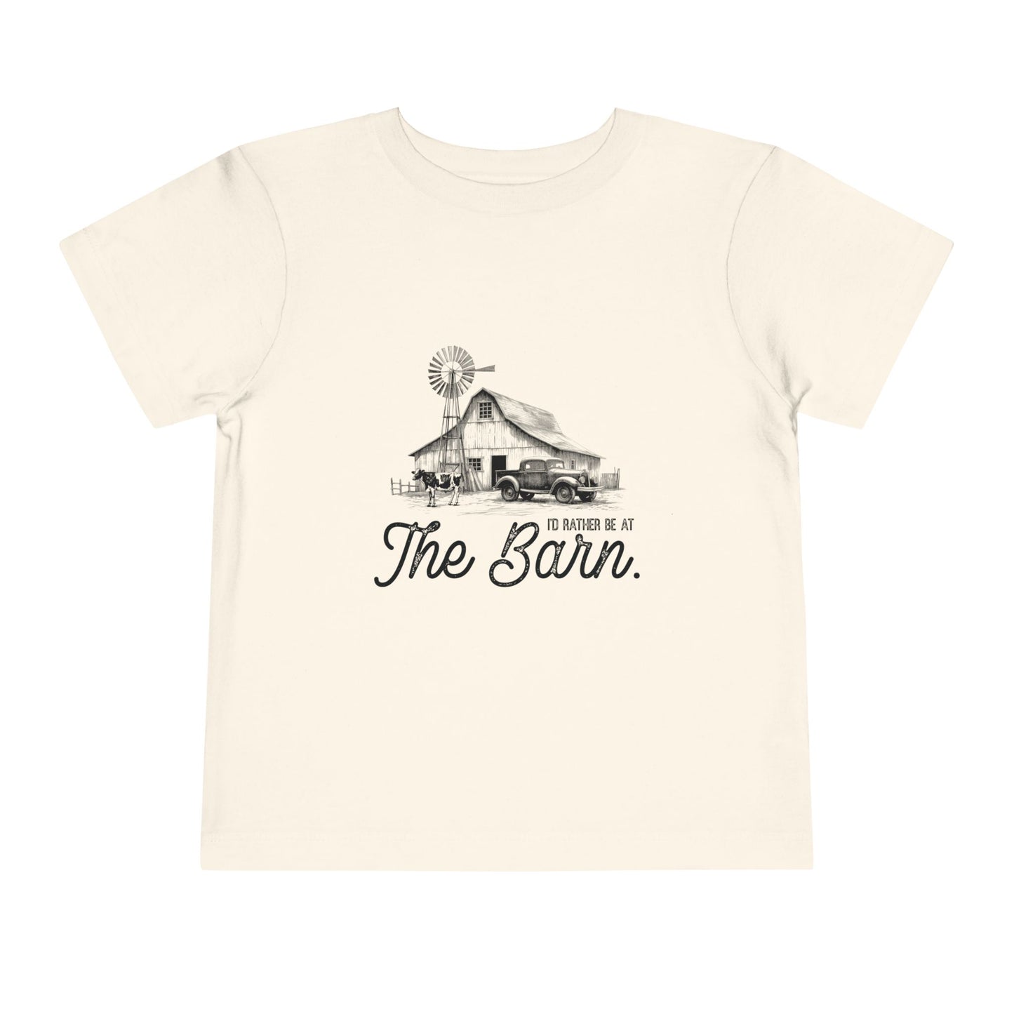 Farm Toddler Tee The Barn I'd Rather Be At